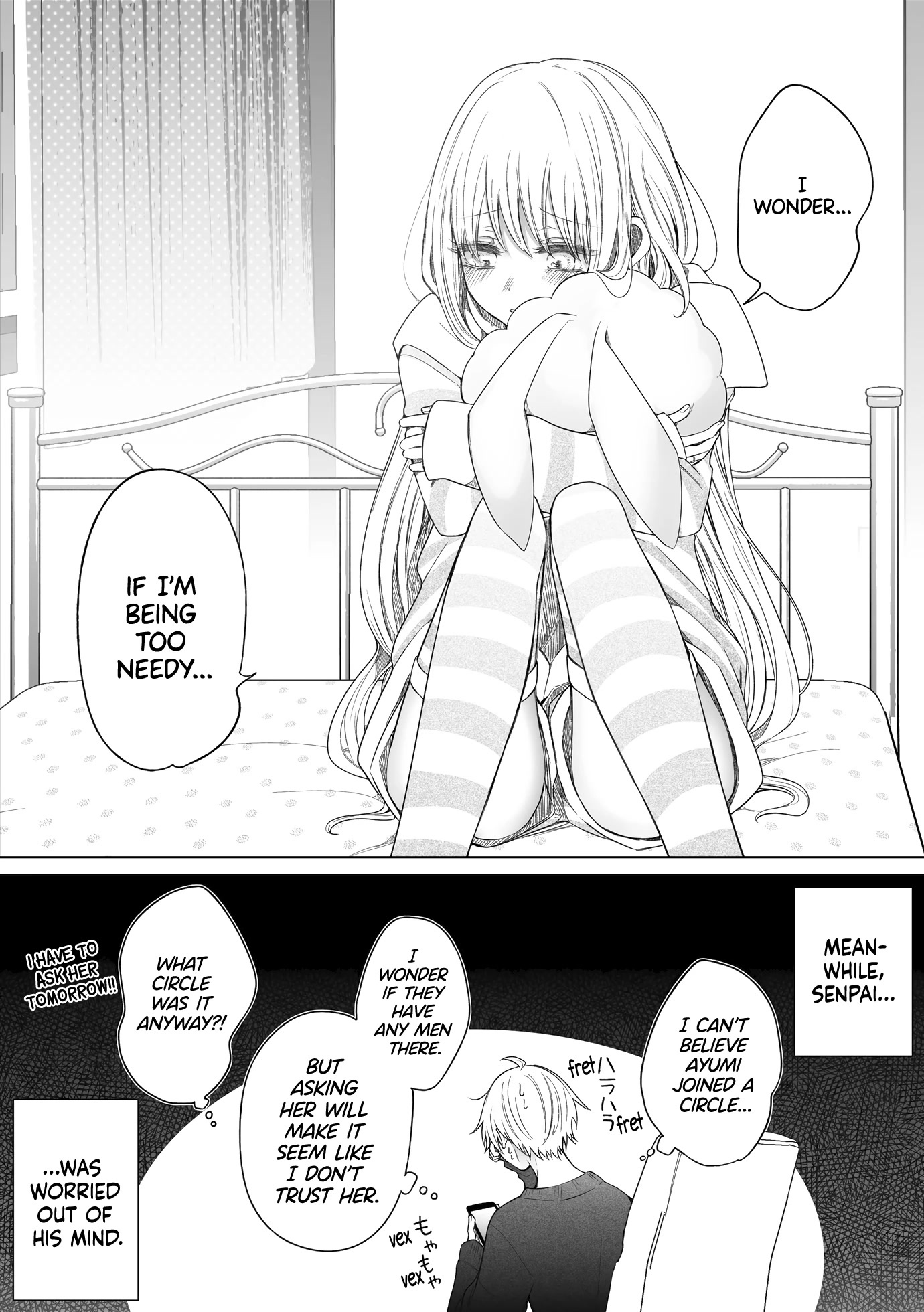 Ichizu de Bitch na Kouhai Chapter 137 page 4 - Chapter 137: Story About Wanting You to Worry About Me More