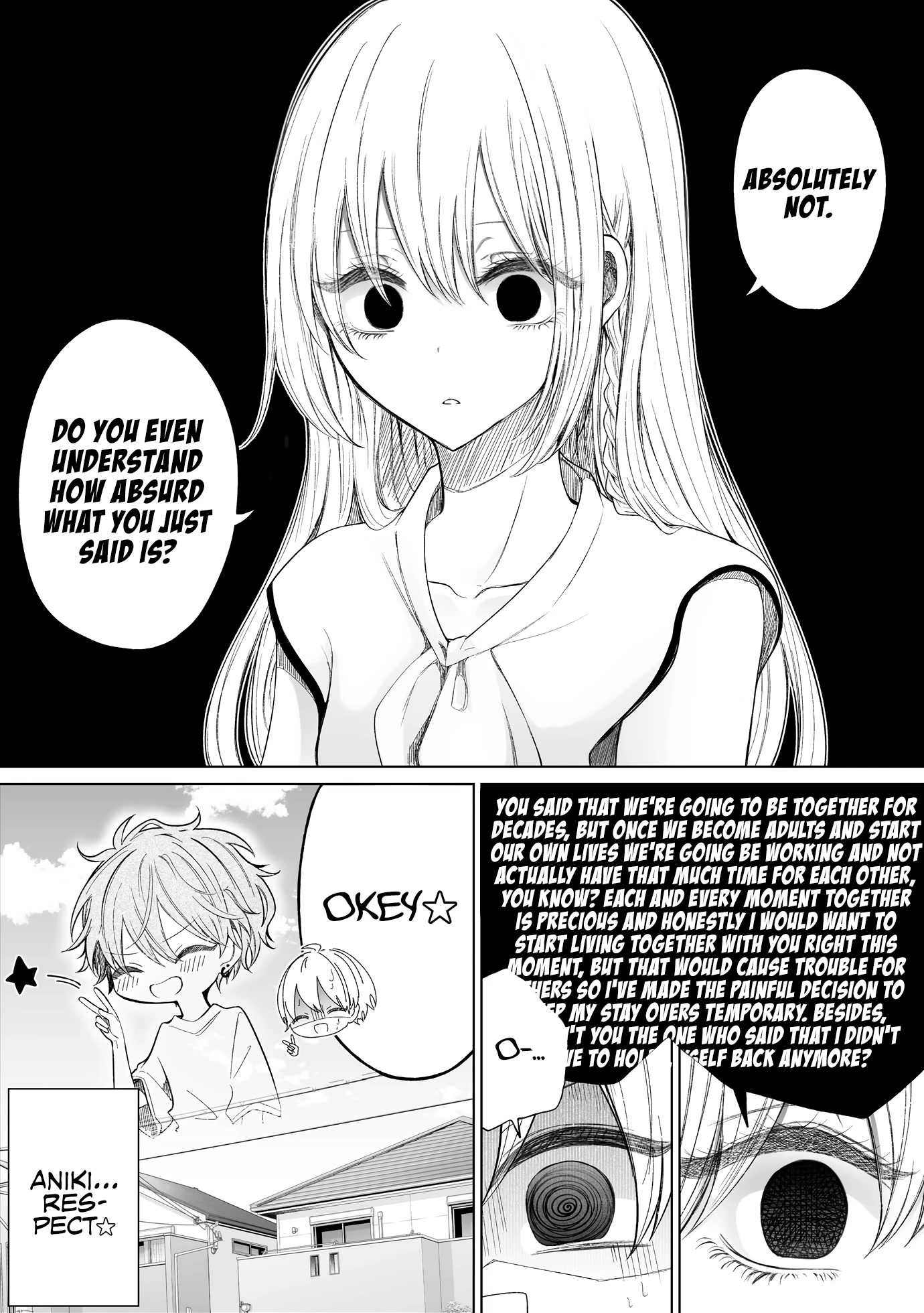 Ichizu de Bitch na Kouhai Chapter 145 page 4 - Chapter 145: Story About Being Terrified by My Girlfriend Coming to Stay Over