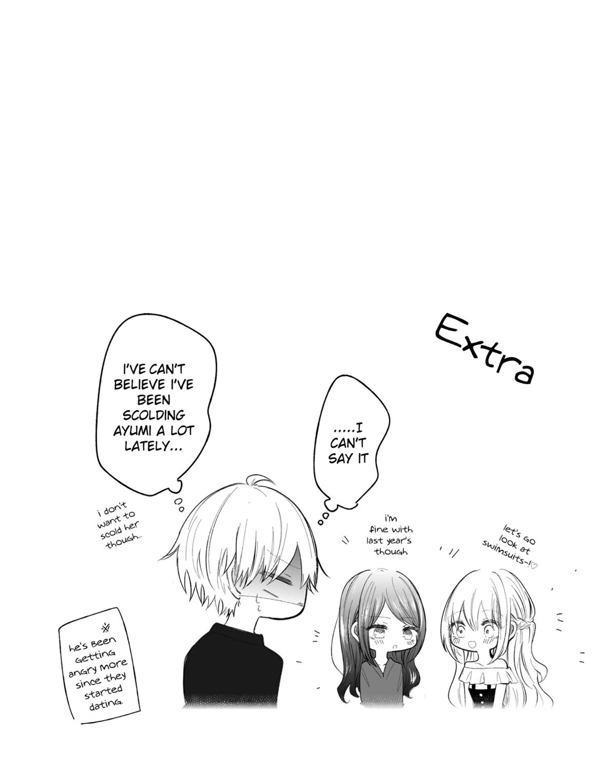 Ichizu de Bitch na Kouhai Chapter 147.5 page 1 - Chapter 147.5: Extra + Twitter Illustrations