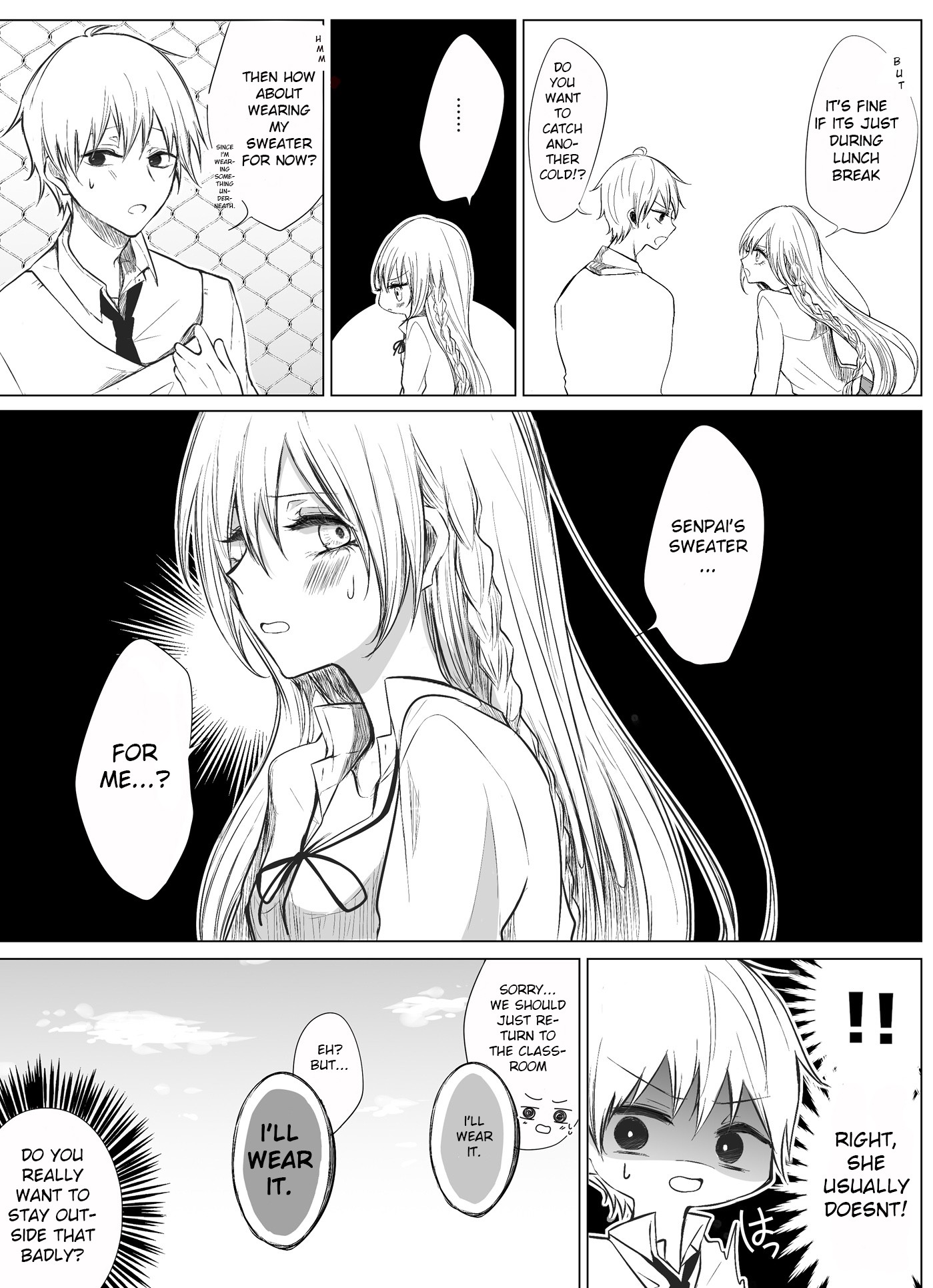 Ichizu de Bitch na Kouhai Chapter 15 page 2 - Chapter 15: The Story about Lending a Sweater to my Flirtatious Kouhai