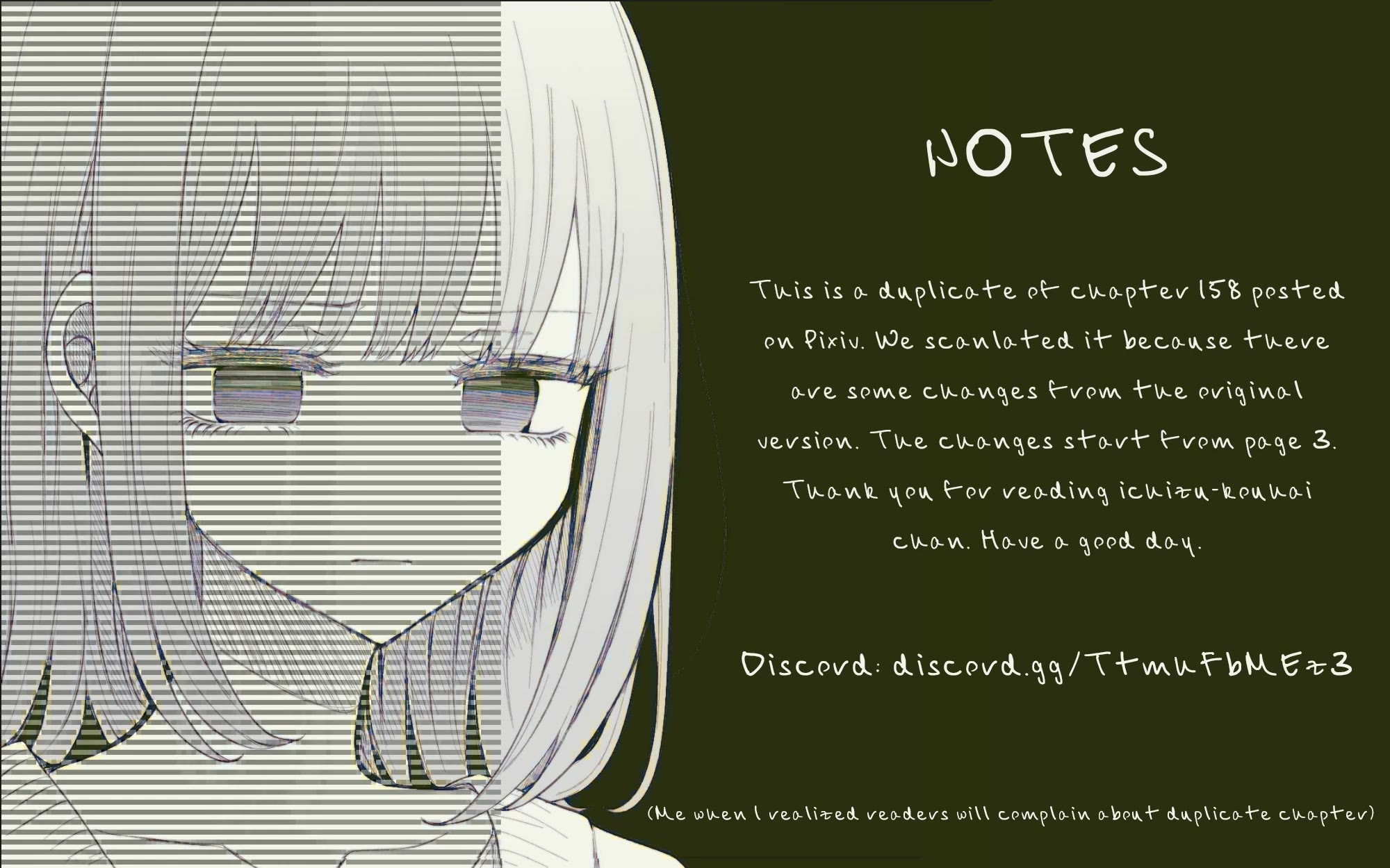Ichizu de Bitch na Kouhai Chapter 154.5 page 1 - Chapter 154.5: Story About Reaping What You’ve Sown (Pixiv Edition)