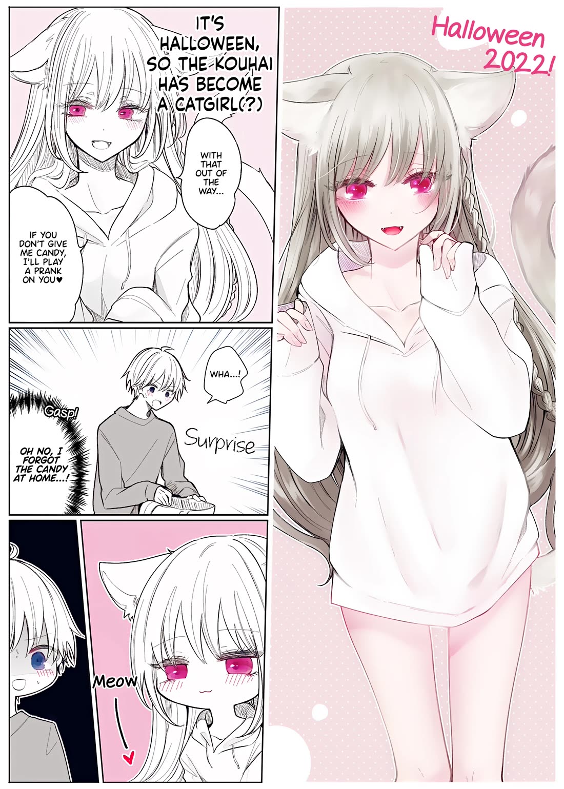 Ichizu de Bitch na Kouhai Chapter 155.6 page 2 - Chapter 155.6: Halloween 2022, Catgirl!