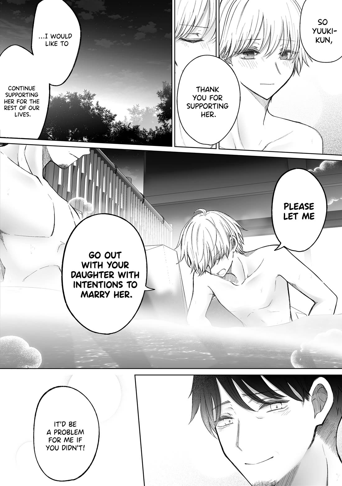 Ichizu de Bitch na Kouhai Chapter 158 page 6 - Chapter 158: Story About Entering the Onsen with the Girlfriend’s Father