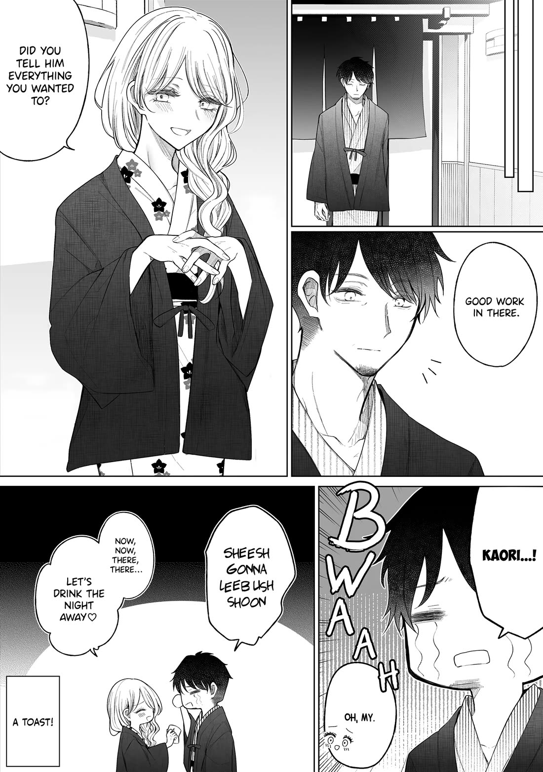 Ichizu de Bitch na Kouhai Chapter 158 page 7 - Chapter 158: Story About Entering the Onsen with the Girlfriend’s Father