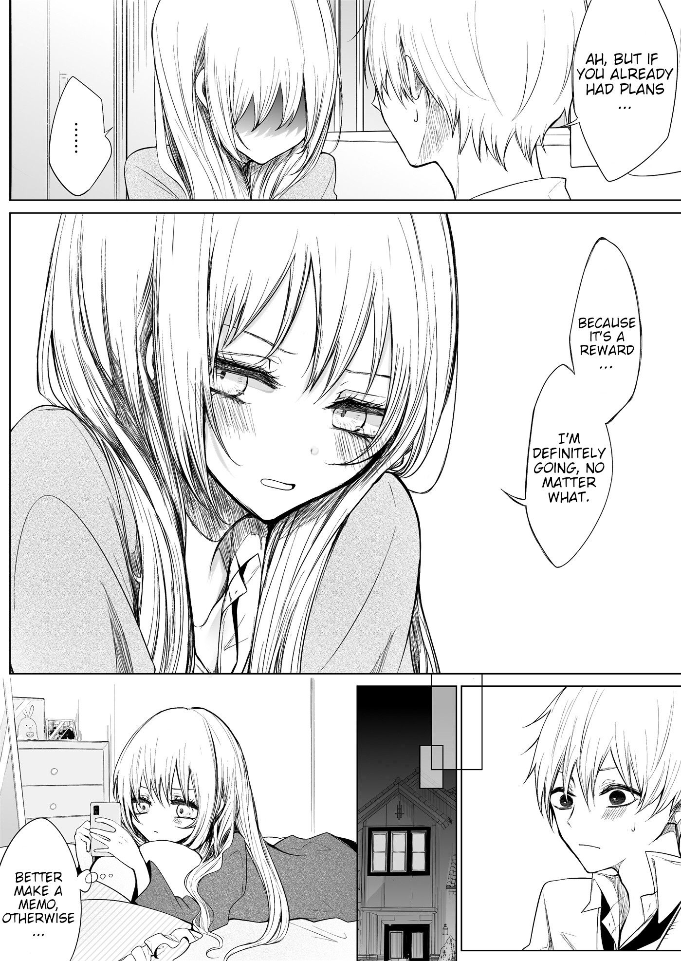 Ichizu de Bitch na Kouhai Chapter 16.2 page 3 - Chapter 16.2: My flirtatious kouhai and her “reward”