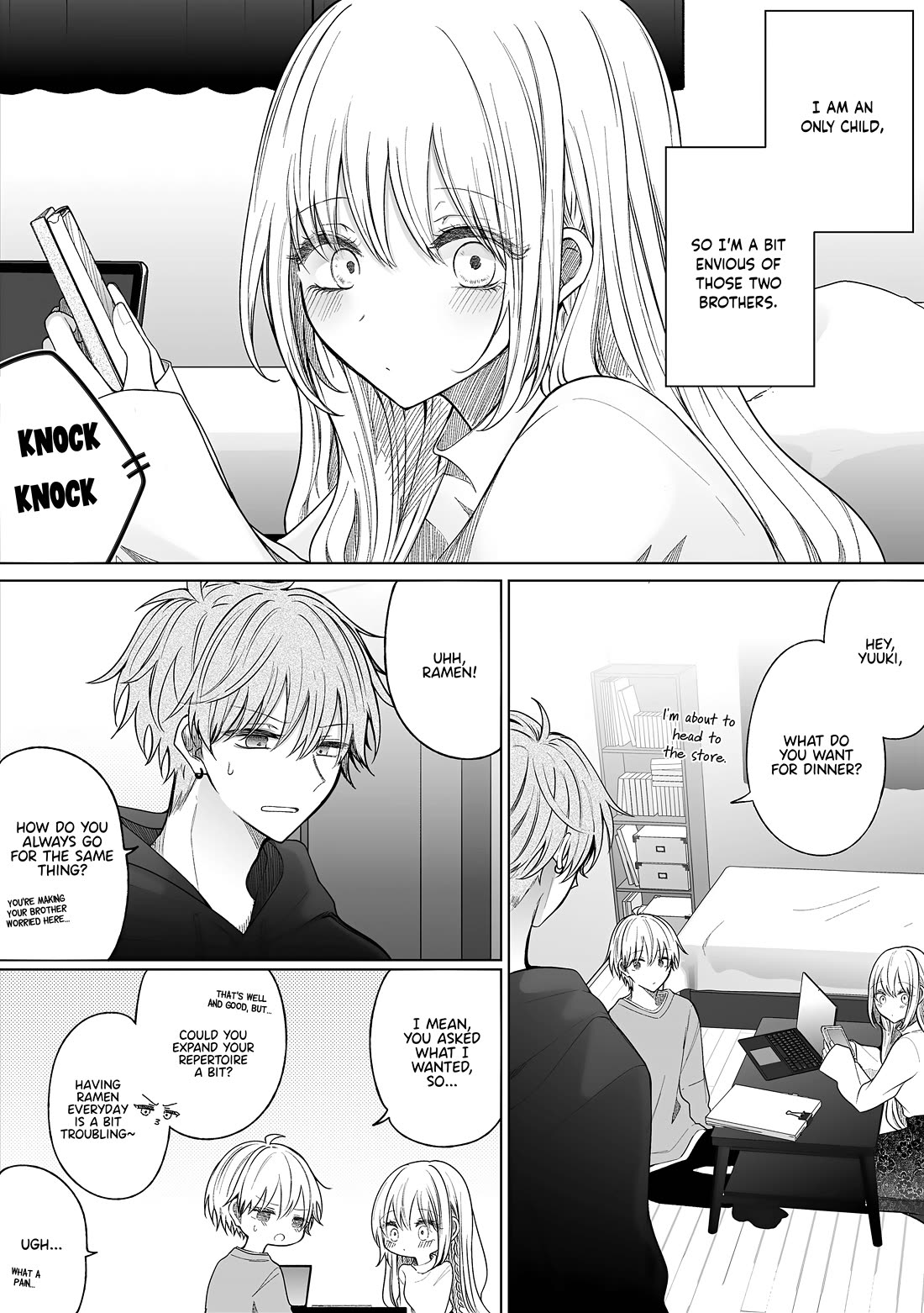 Ichizu de Bitch na Kouhai Chapter 167 page 3 - Chapter 167: Story of An Only Child’s Envy of Siblings