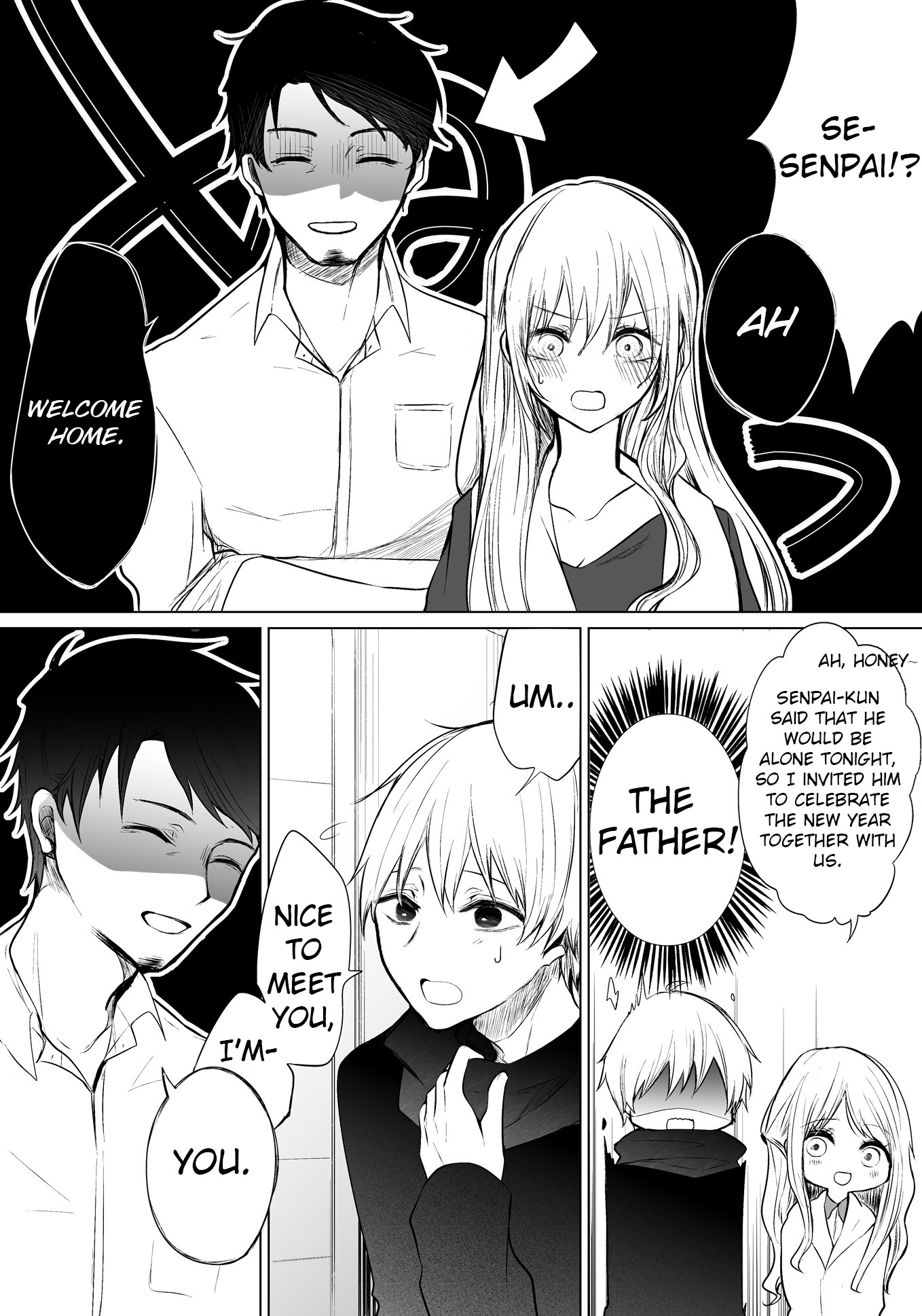 Ichizu de Bitch na Kouhai Chapter 17 page 3 - Chapter 17: My flirtatious kouhai and the night of New Year’s Eve