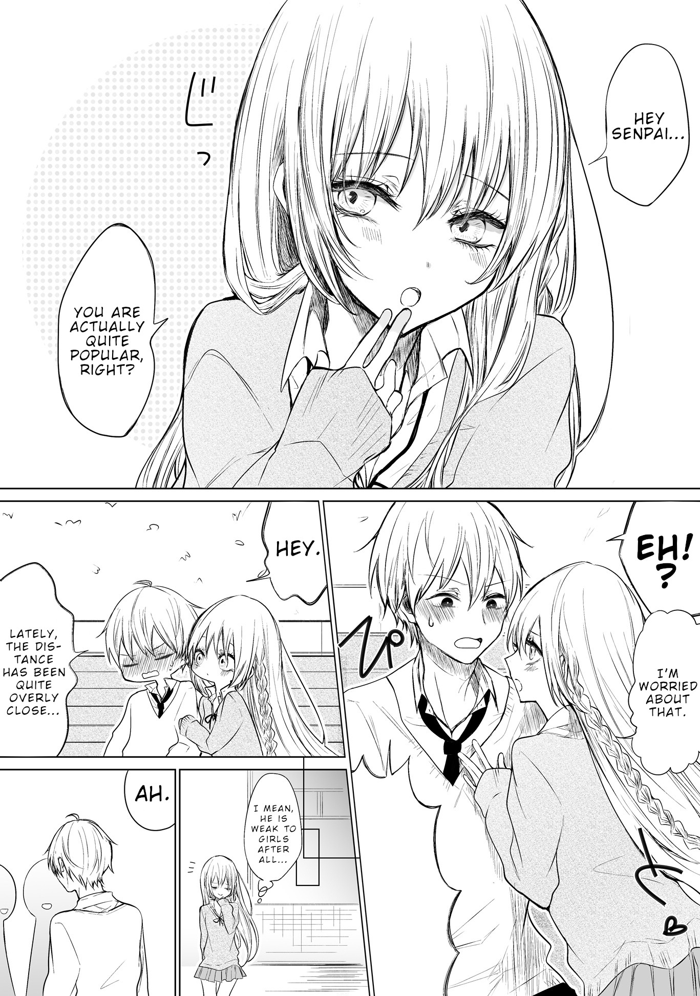Ichizu de Bitch na Kouhai Chapter 21 page 1 - Chapter 21: The story of a senpai who is weak to his flirtatious kouhai
