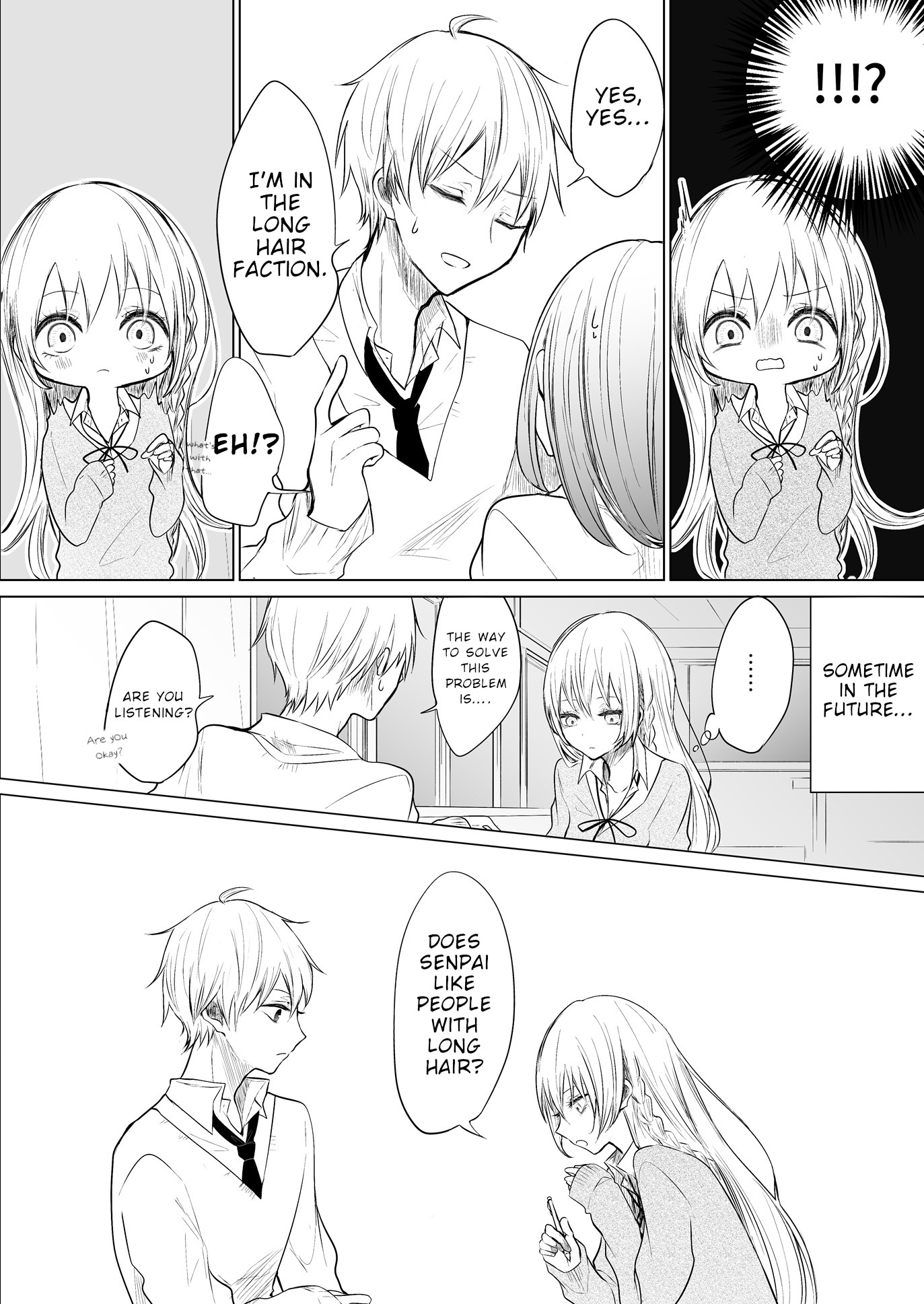 Ichizu de Bitch na Kouhai Chapter 21 page 3 - Chapter 21: The story of a senpai who is weak to his flirtatious kouhai