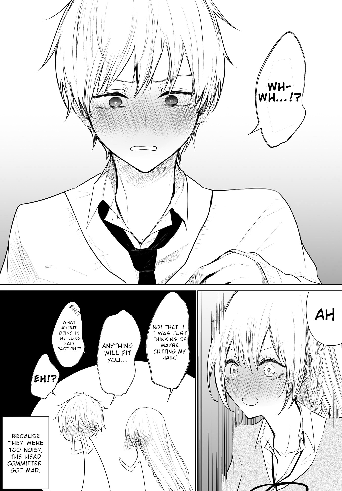 Ichizu de Bitch na Kouhai Chapter 21 page 4 - Chapter 21: The story of a senpai who is weak to his flirtatious kouhai