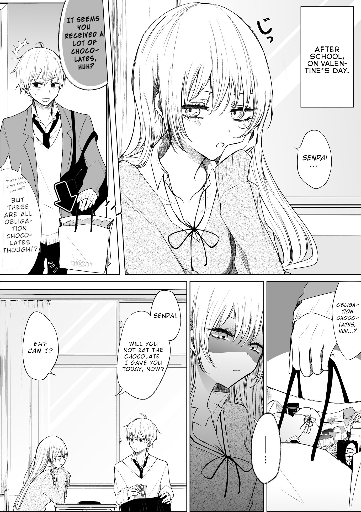 Ichizu de Bitch na Kouhai Chapter 23 page 1 - Chapter 23: Spending Valentine's with my flirtatious kouhai (2)