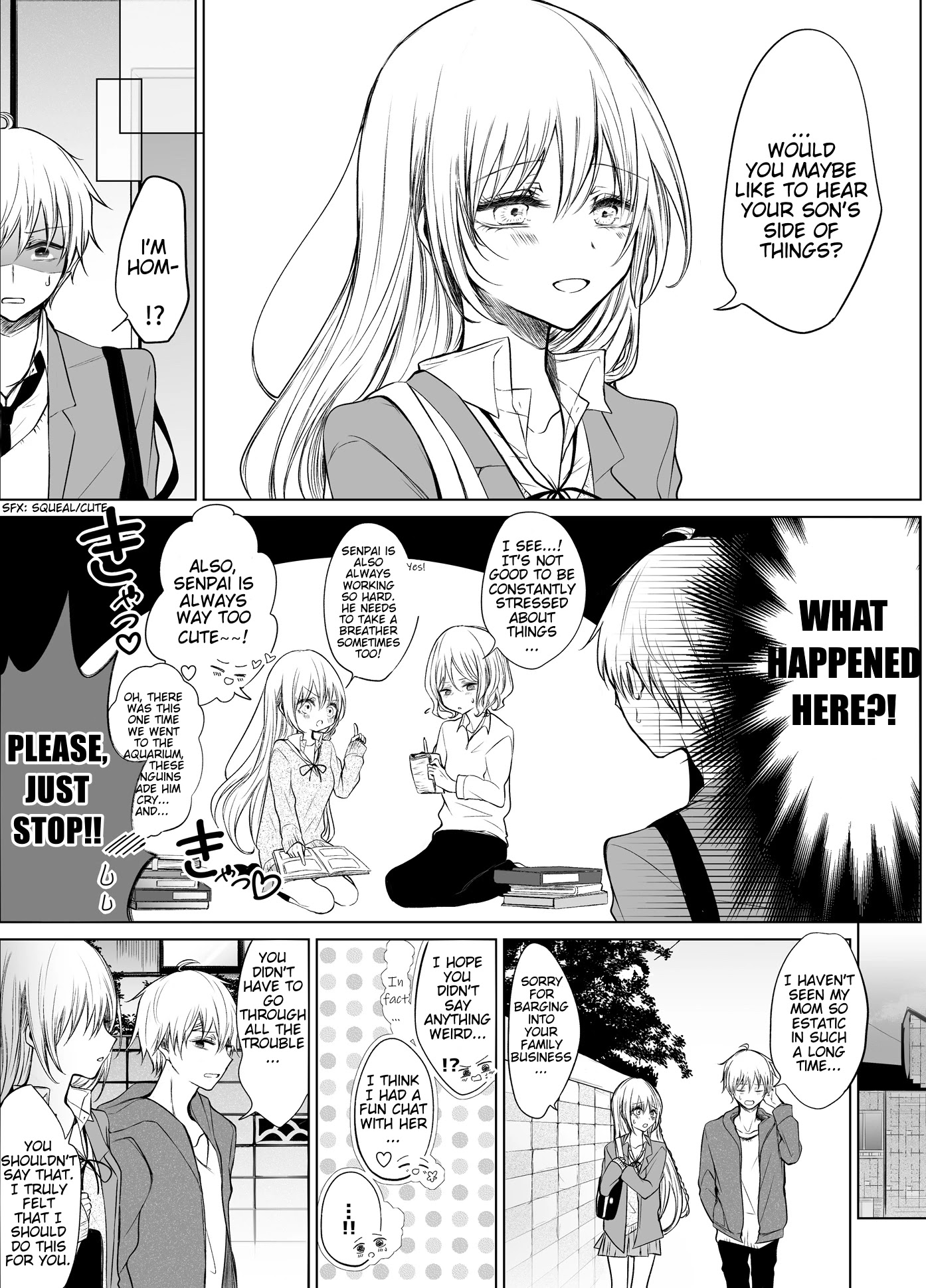 Ichizu de Bitch na Kouhai Chapter 28 page 4 - Chapter 28: A Story of Patience Between a Flirty Kouhai and a Senpai (Part 2) - Worries