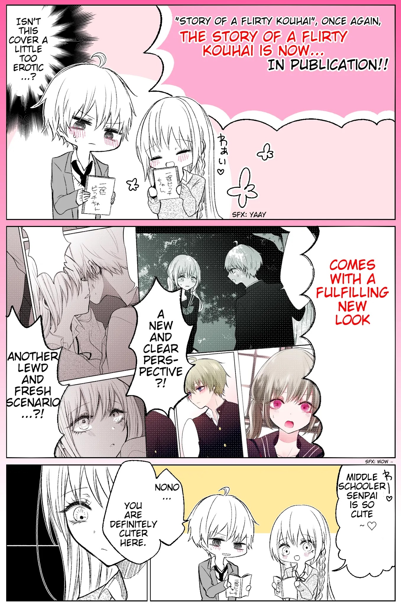 Ichizu de Bitch na Kouhai Chapter 29.5 page 2 - Chapter 29.5: Author publication notice