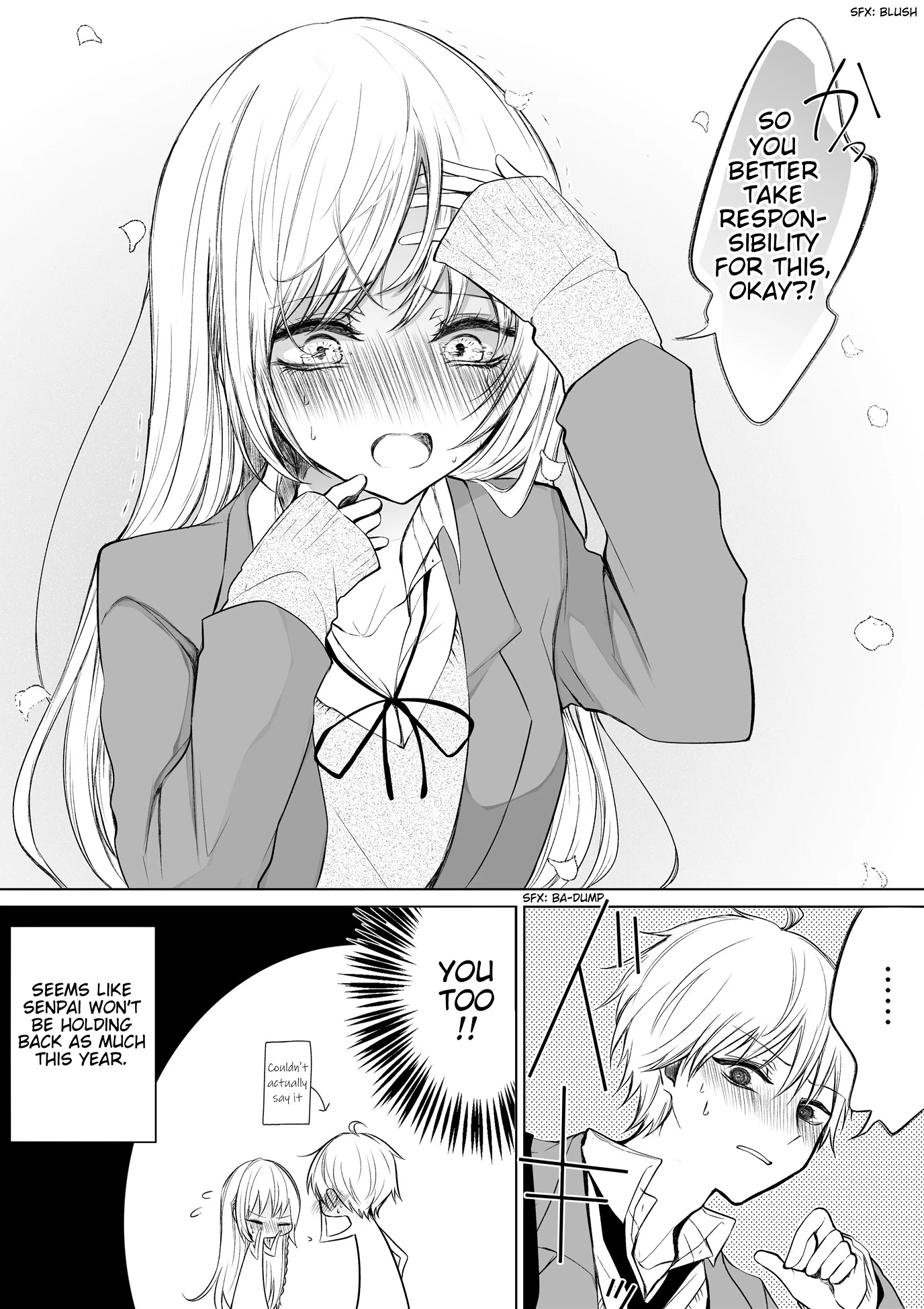 Ichizu de Bitch na Kouhai Chapter 29 page 5 - Chapter 29: A Story of Patience Between a Flirty Kouhai and a Senpai (Part 2) - Resolute
