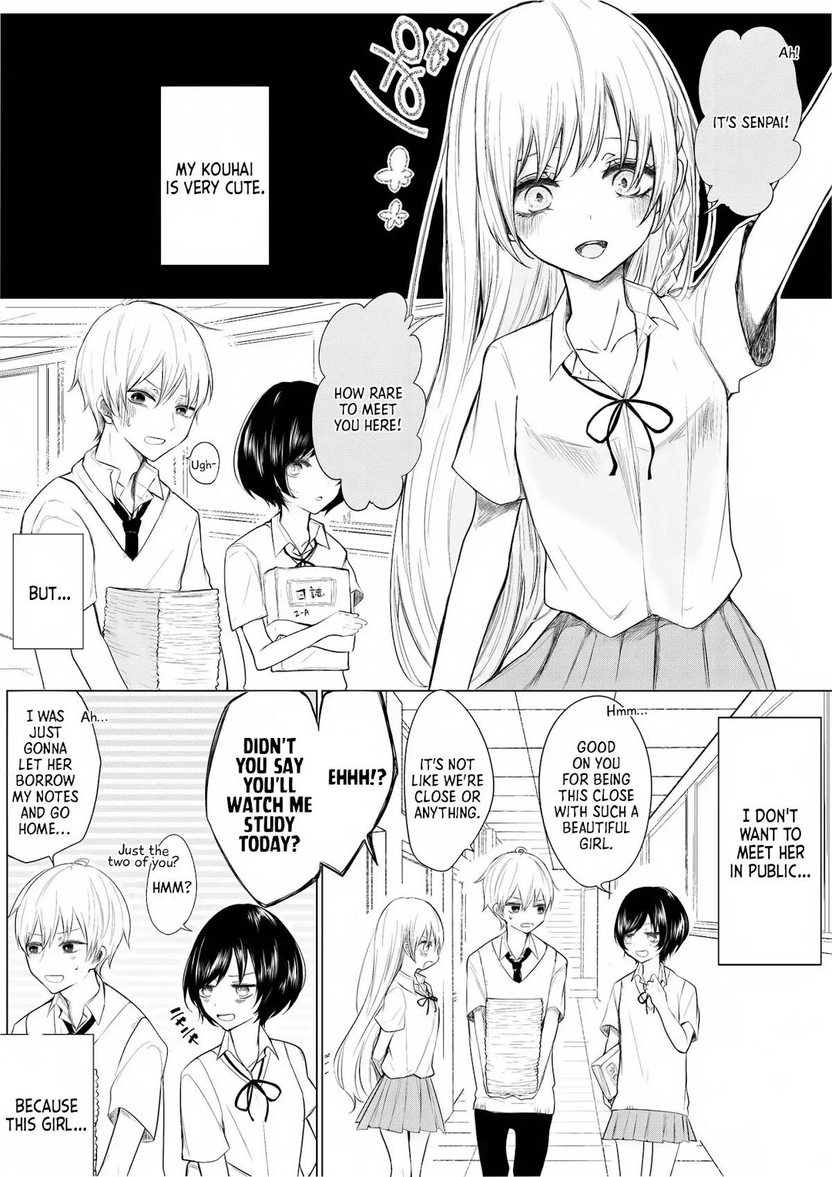Ichizu de Bitch na Kouhai Chapter 3 page 1 - Chapter 3