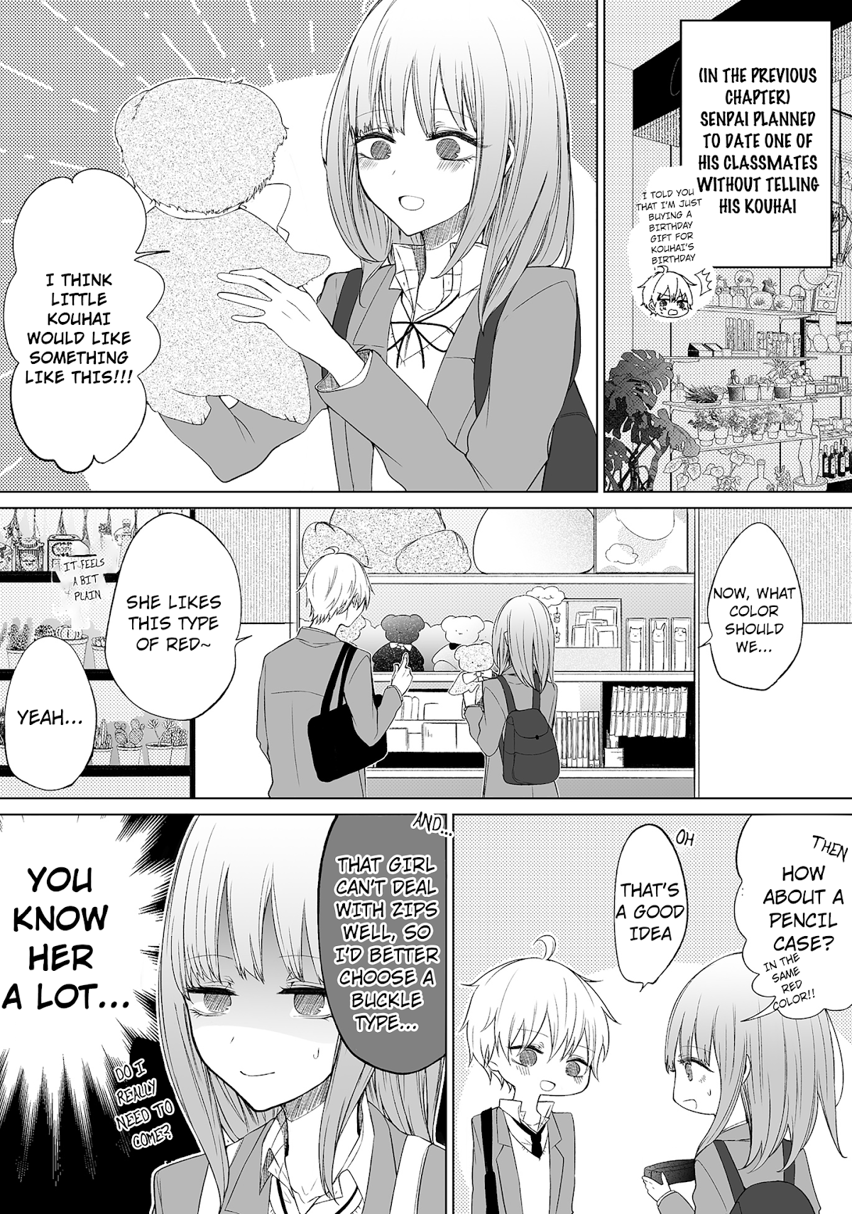 Ichizu de Bitch na Kouhai Chapter 36 page 1 - Chapter 36