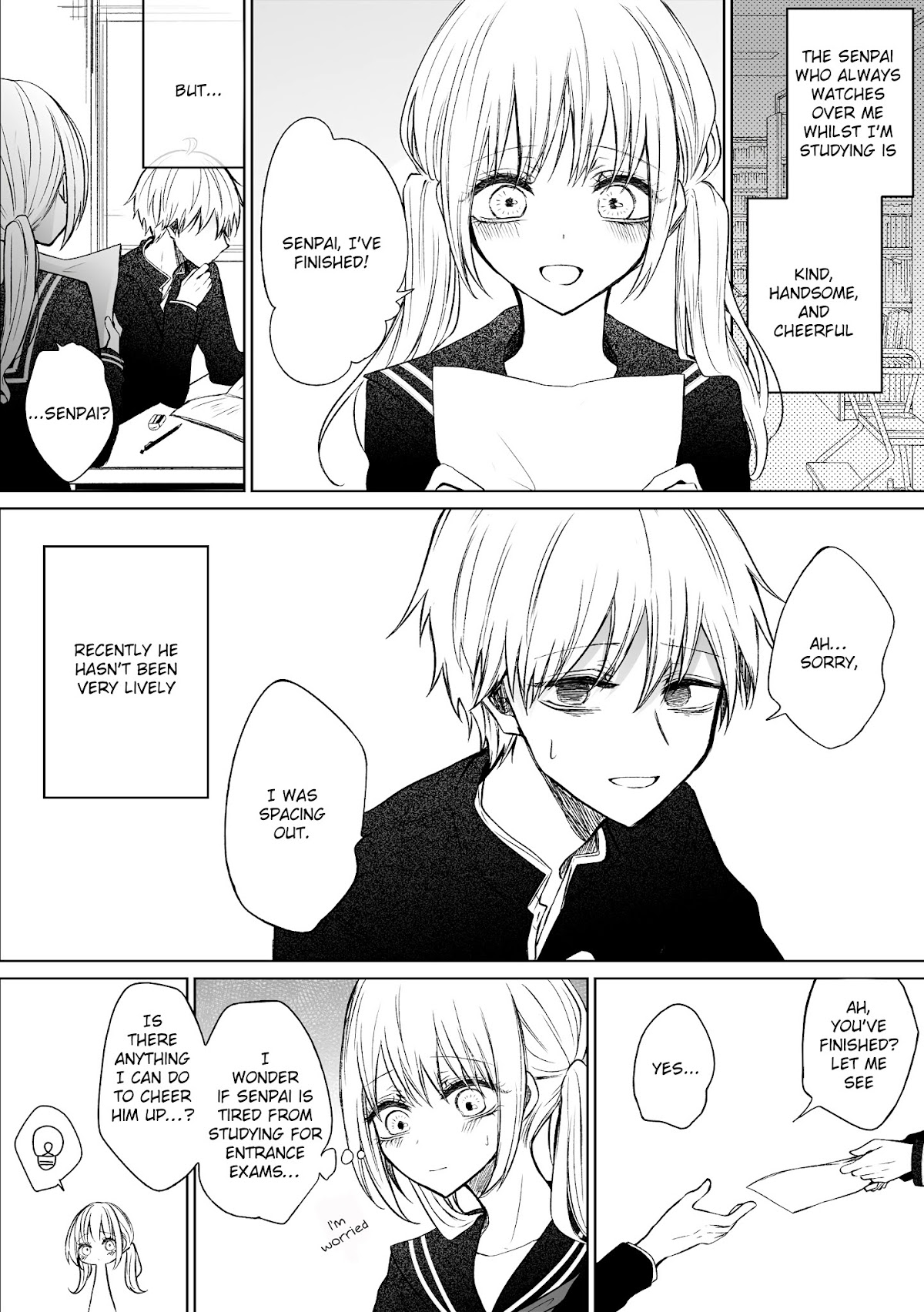 Ichizu de Bitch na Kouhai Chapter 51 page 1 - Chapter 51: Senpai and Kouhai 3 years ago
