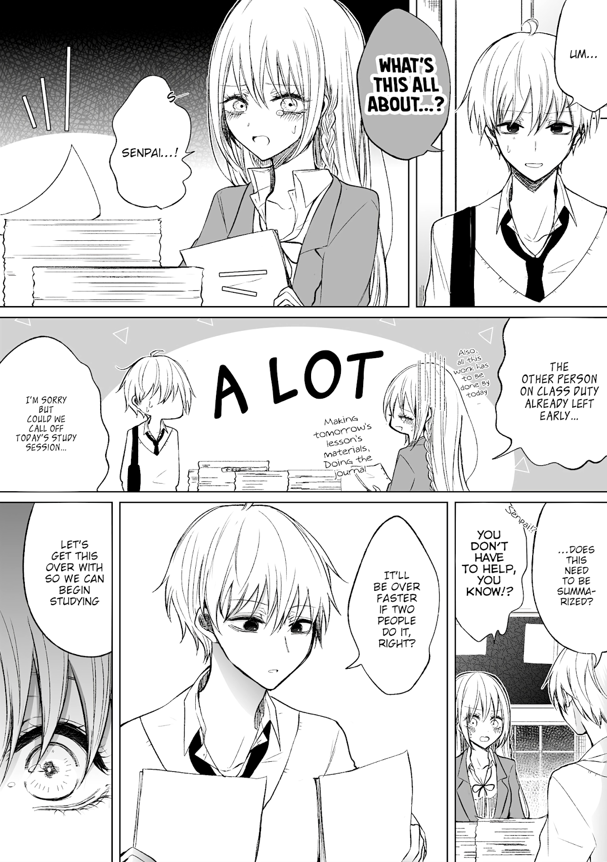 Ichizu de Bitch na Kouhai Chapter 53 page 2 - Chapter 53: Senpai and Kouhai 1 Year Ago