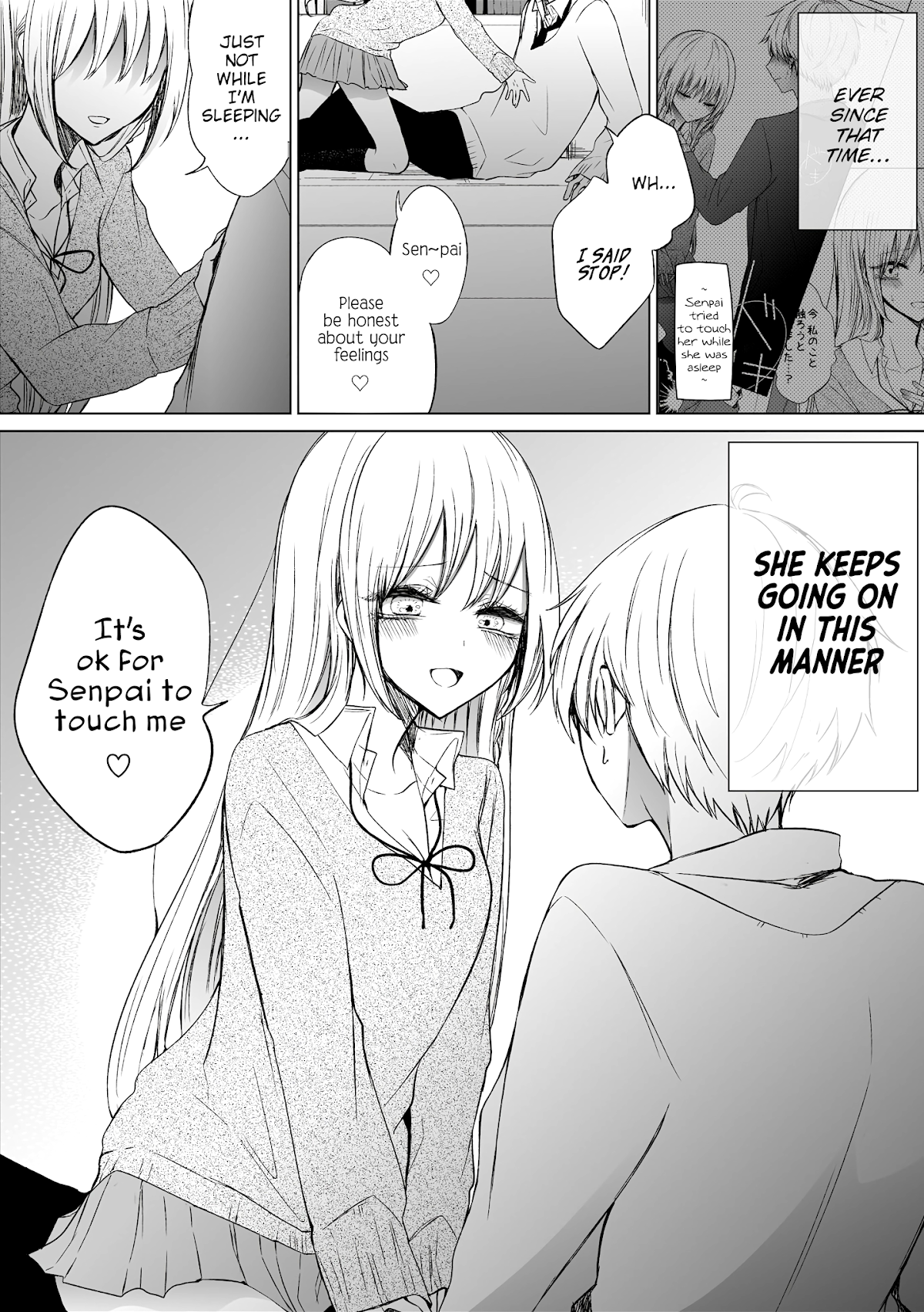 Ichizu de Bitch na Kouhai Chapter 54 page 1 - Chapter 54: Straightforward Bitch Kouhai Is Unfair