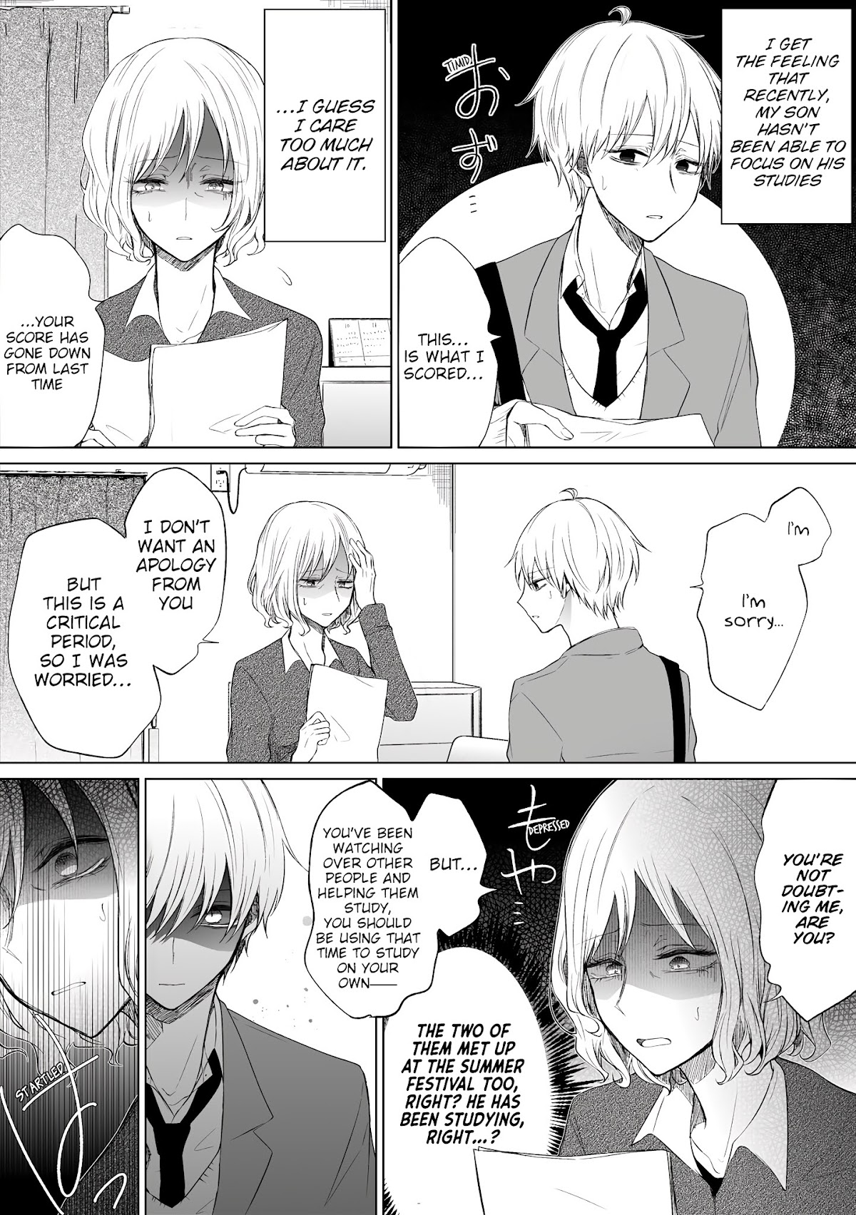 Ichizu de Bitch na Kouhai Chapter 56 page 1 - Chapter 56: A Story Of A Mother Who Is Worried About Her Son(s)
