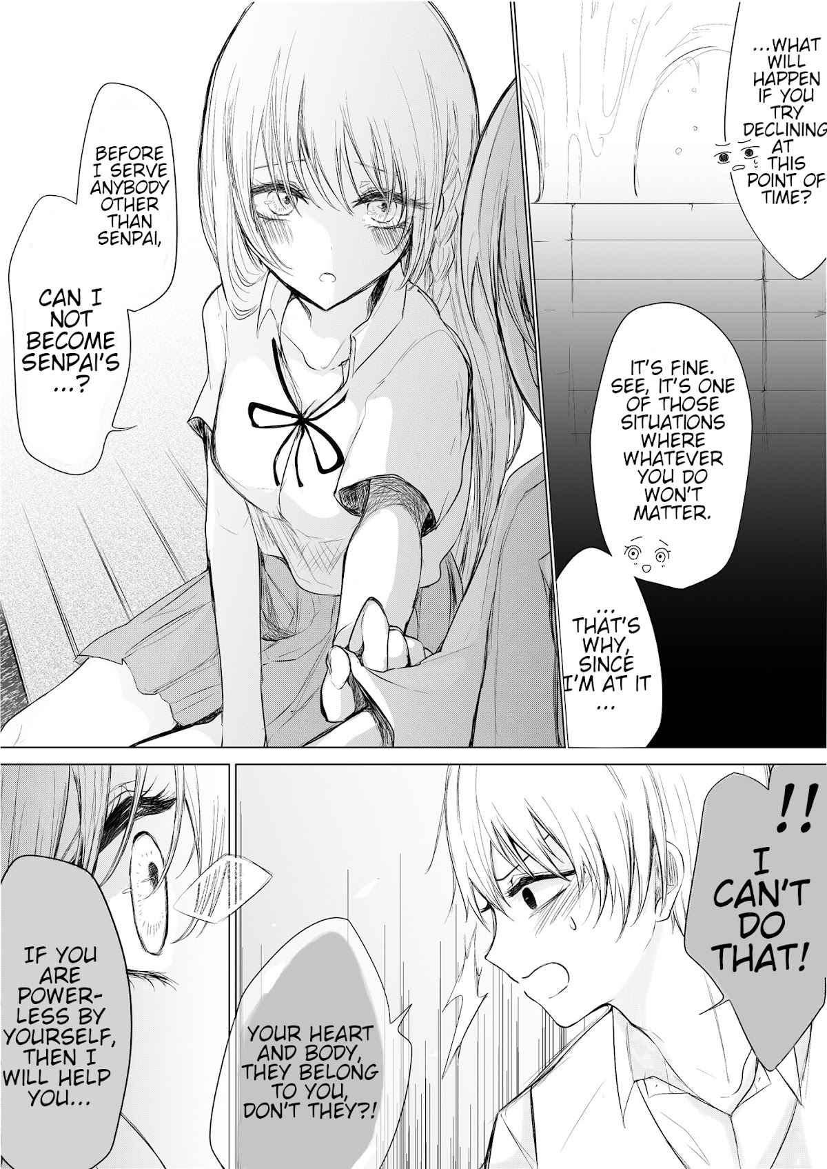 Ichizu de Bitch na Kouhai Chapter 6 page 2 - Chapter 6: The story of my flirtatious junior possibly becoming a maid.