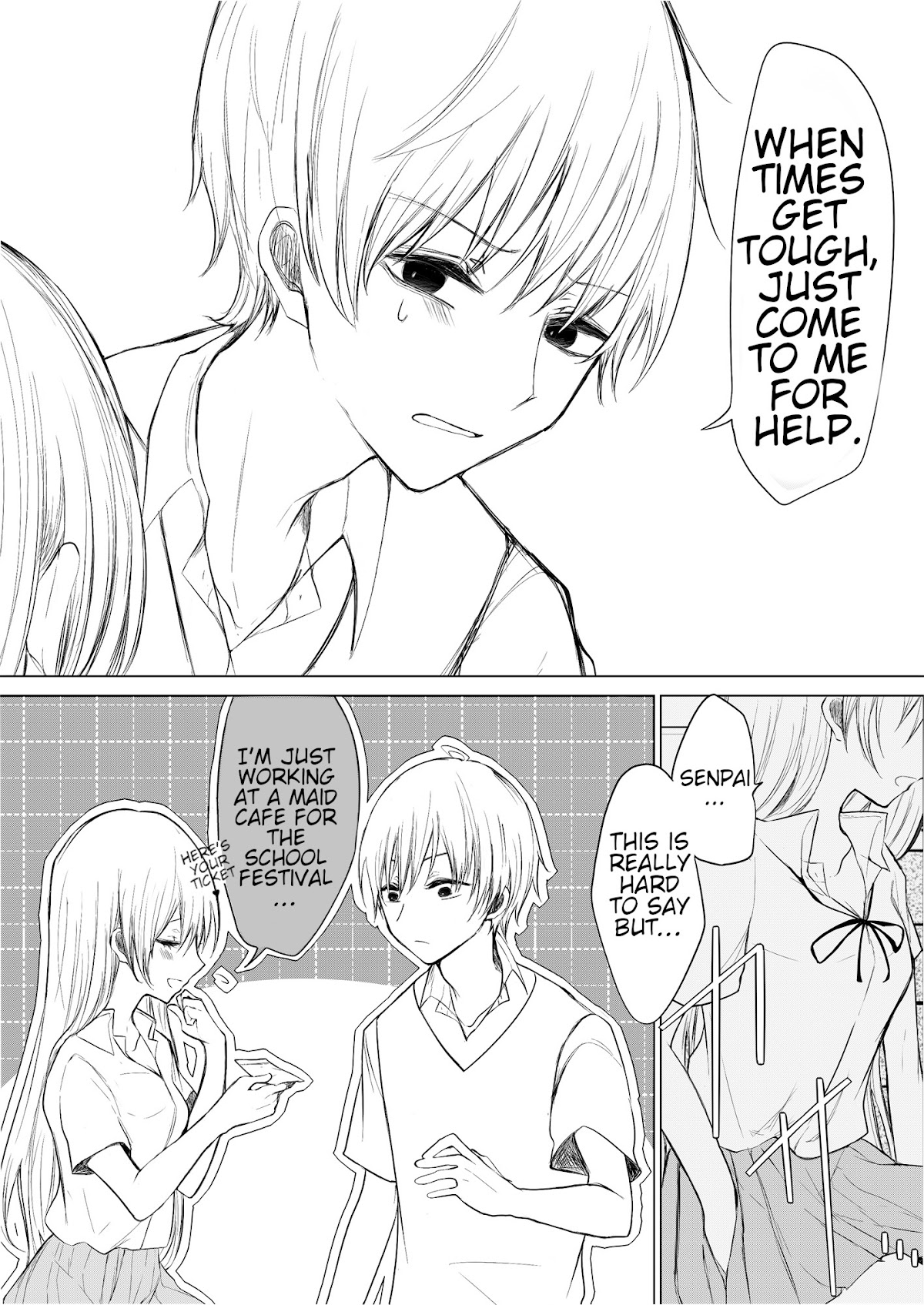 Ichizu de Bitch na Kouhai Chapter 6 page 3 - Chapter 6: The story of my flirtatious junior possibly becoming a maid.