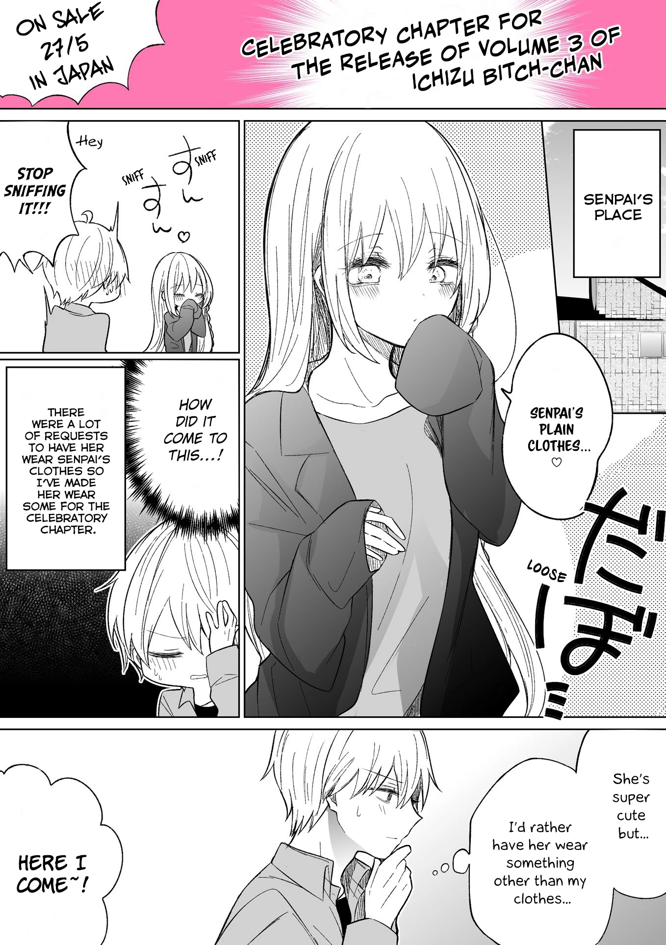 Ichizu de Bitch na Kouhai Chapter 73.5 page 1 - Chapter 73.5