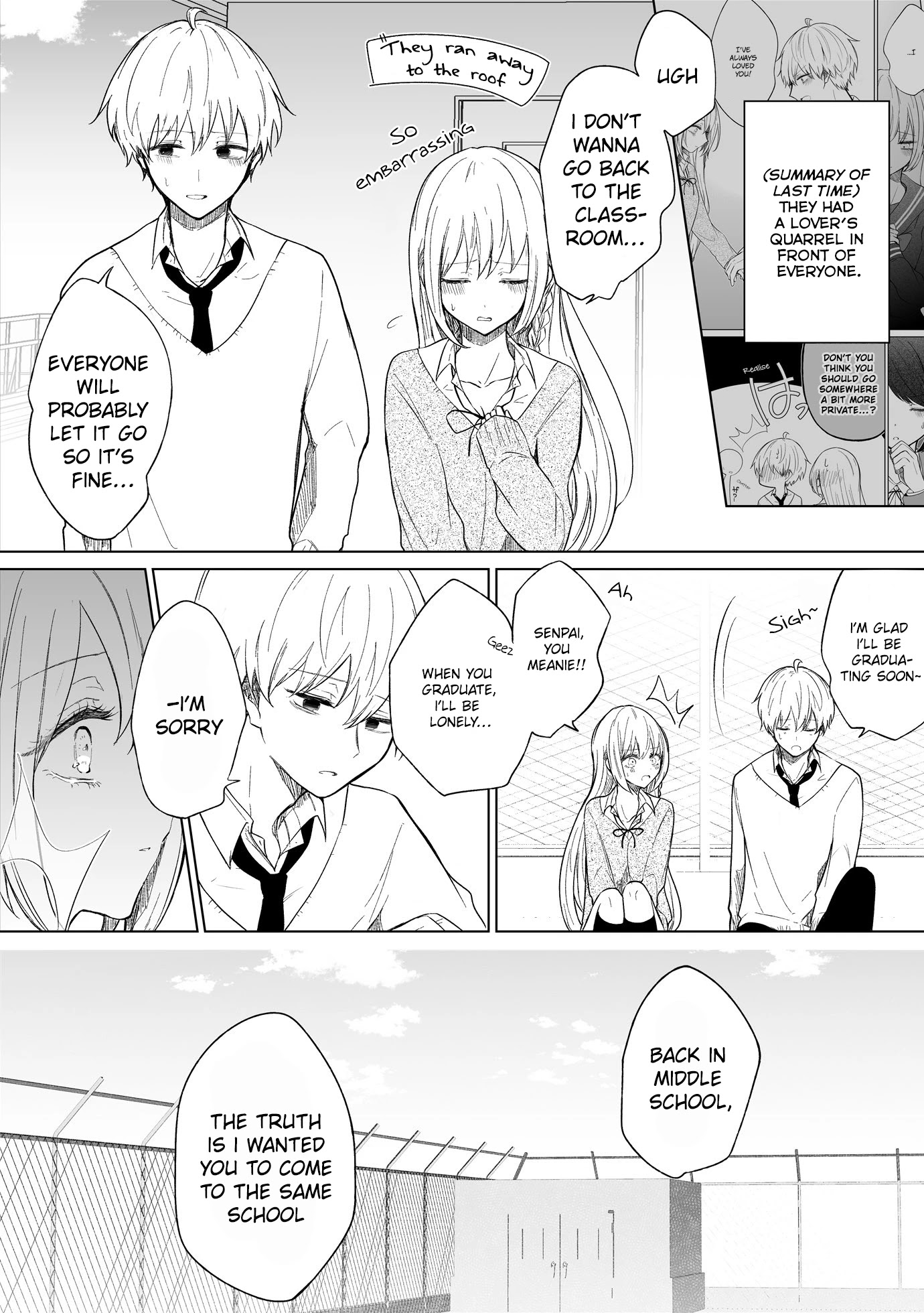 Ichizu de Bitch na Kouhai Chapter 78 page 1 - Chapter 78: Story About Wanting To Make A Straightforward Bitch Kouhai Happy