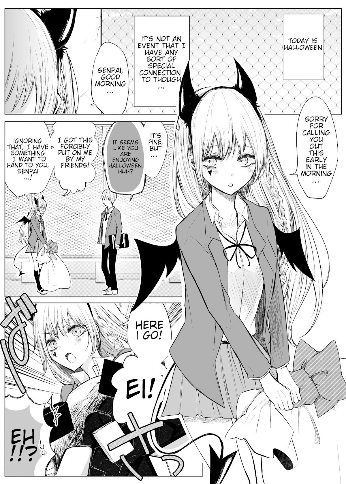 Ichizu de Bitch na Kouhai Chapter 8 page 1 - Chapter 8