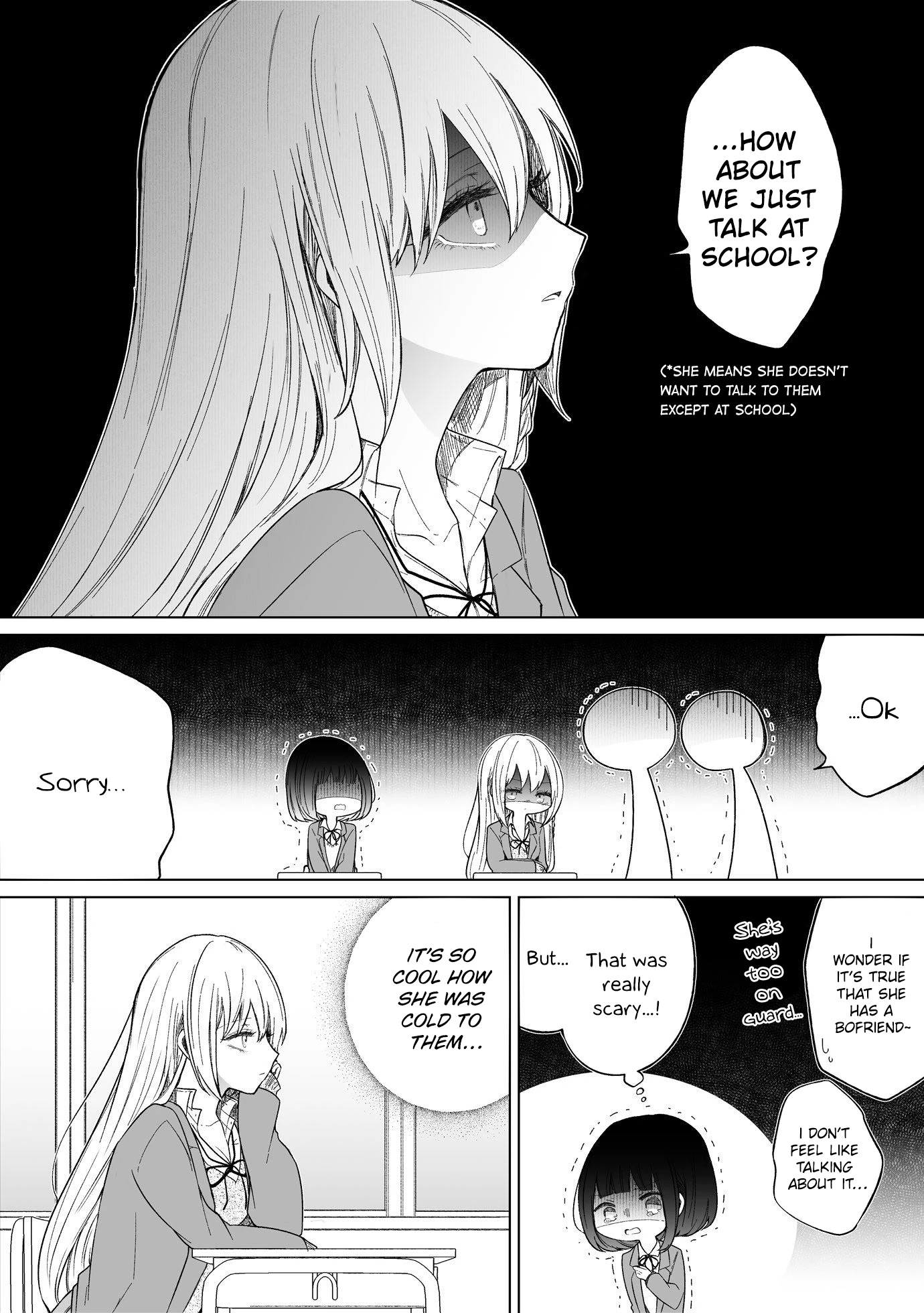 Ichizu de Bitch na Kouhai Chapter 80 page 2 - Chapter 80: Story Of The Most Beautiful Girl In The School's Hidden Face