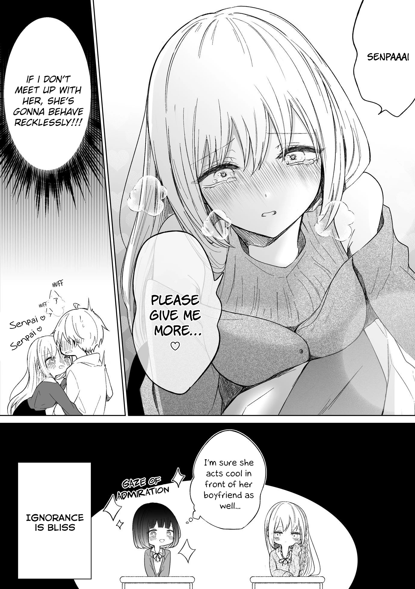 Ichizu de Bitch na Kouhai Chapter 80 page 4 - Chapter 80: Story Of The Most Beautiful Girl In The School's Hidden Face