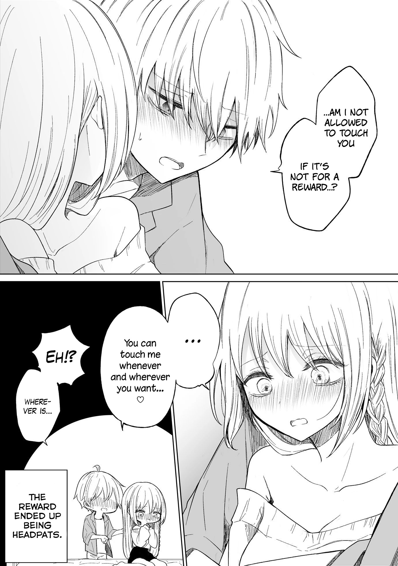 Ichizu de Bitch na Kouhai Chapter 82 page 4 - Chapter 82: Story Of Not Losing To A Straightforward Bitch Girlfriend
