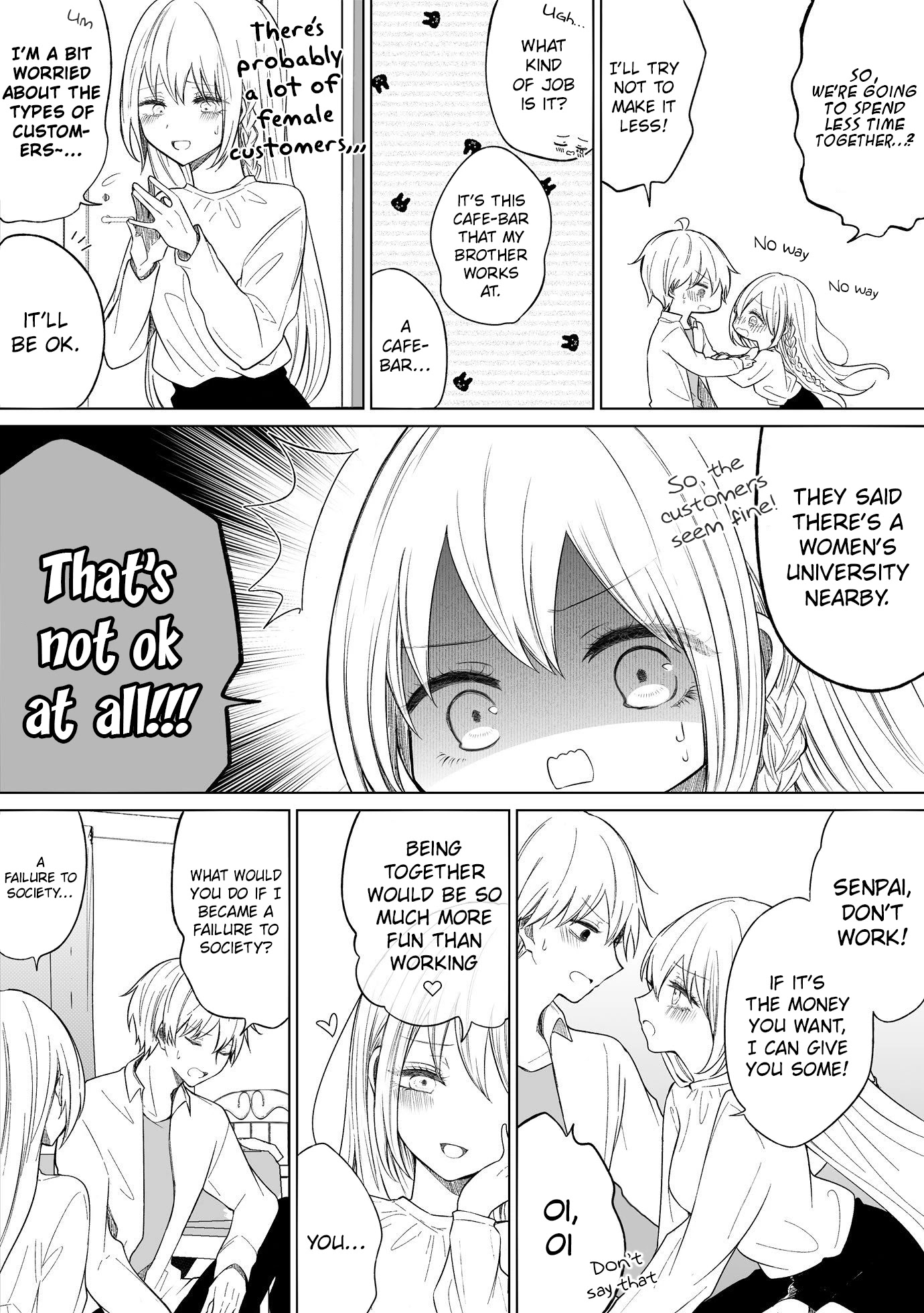 Ichizu de Bitch na Kouhai Chapter 83 page 3 - Chapter 83: Story Of How I Might Be Turned Into A Failure To Society By A Straightforward Bitch Kouhai