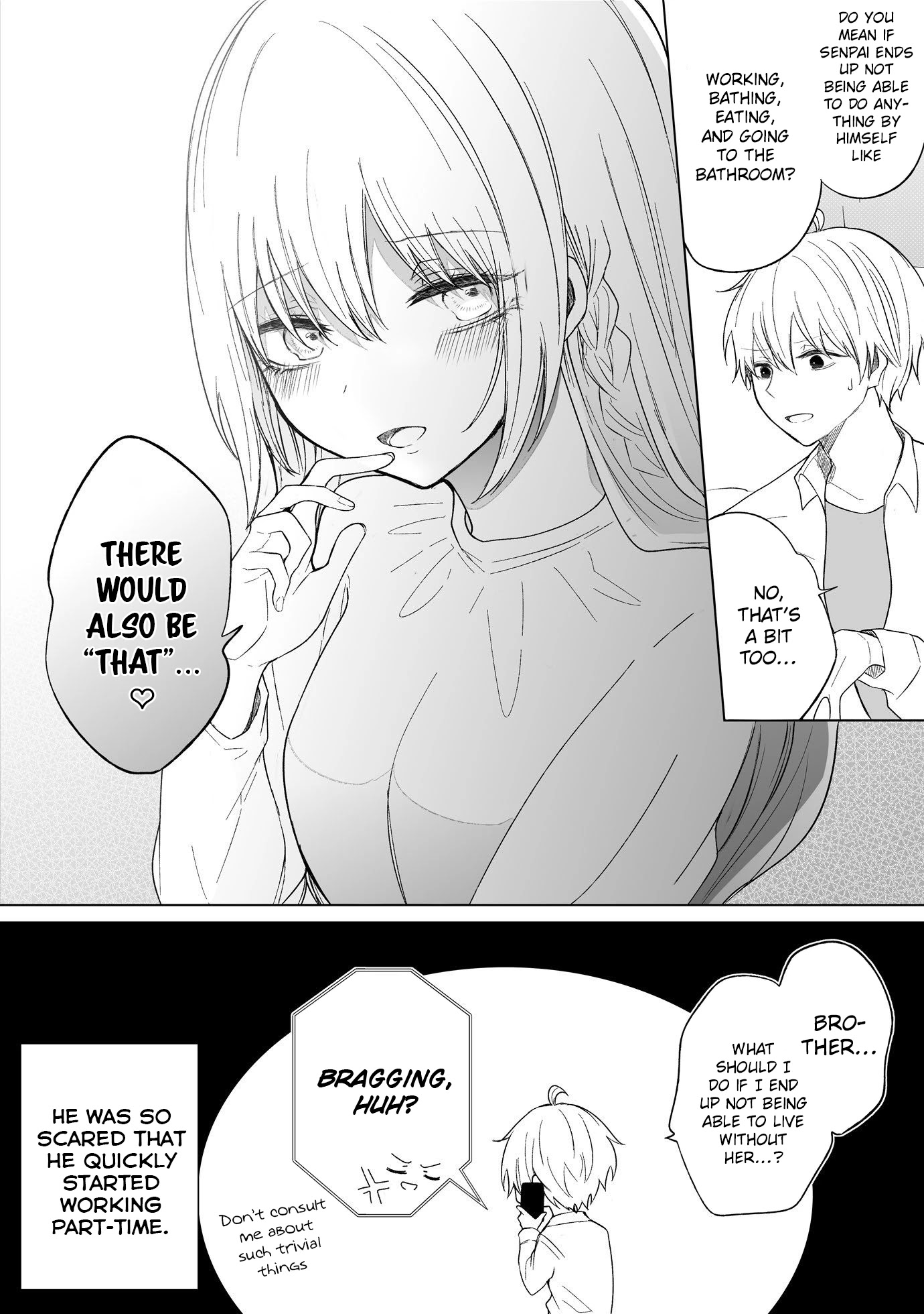 Ichizu de Bitch na Kouhai Chapter 83 page 4 - Chapter 83: Story Of How I Might Be Turned Into A Failure To Society By A Straightforward Bitch Kouhai
