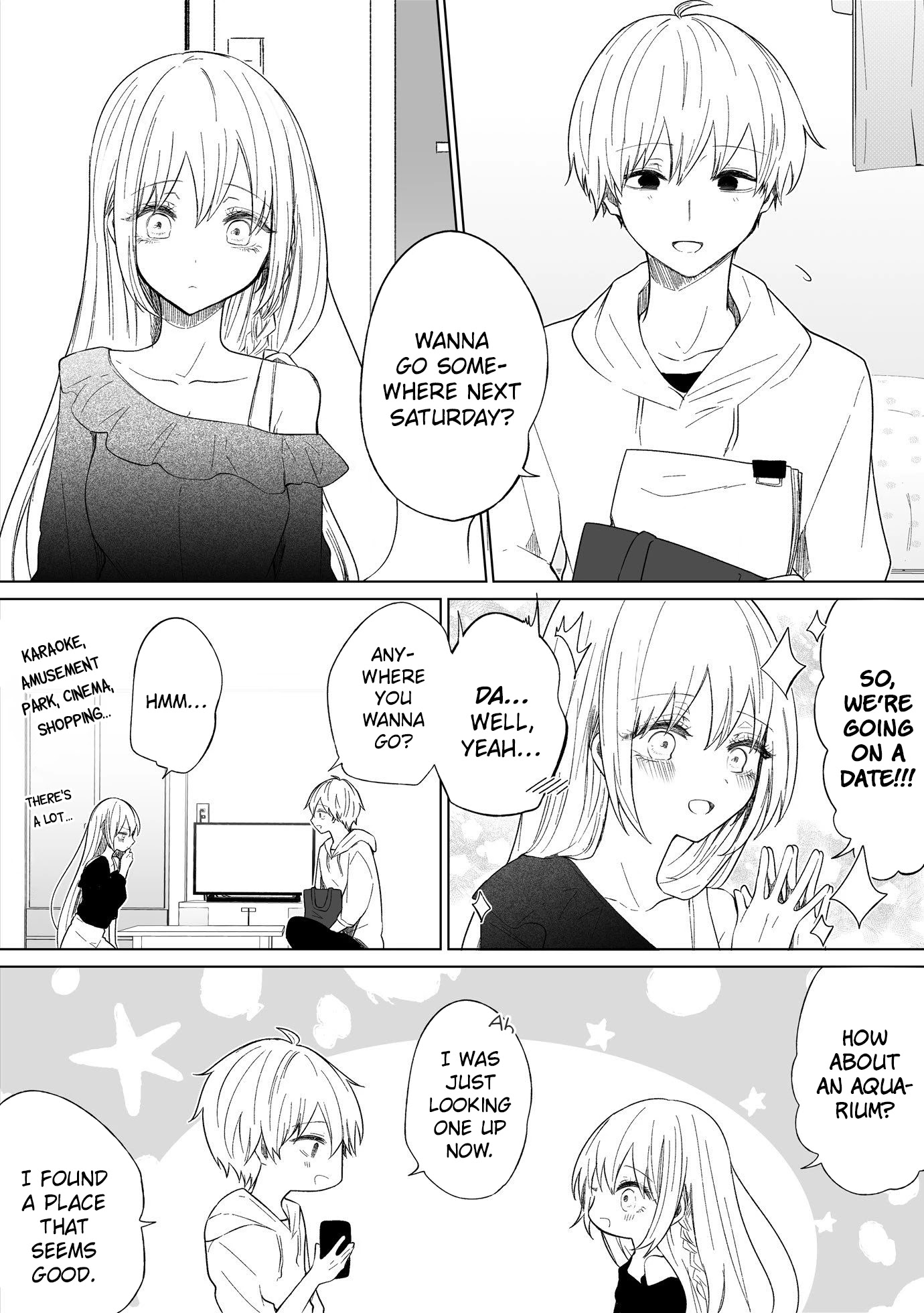 Ichizu de Bitch na Kouhai Chapter 86 page 1 - Chapter 86: Story Of Inviting A Straightforward Bitch Girlfriend On A First Date