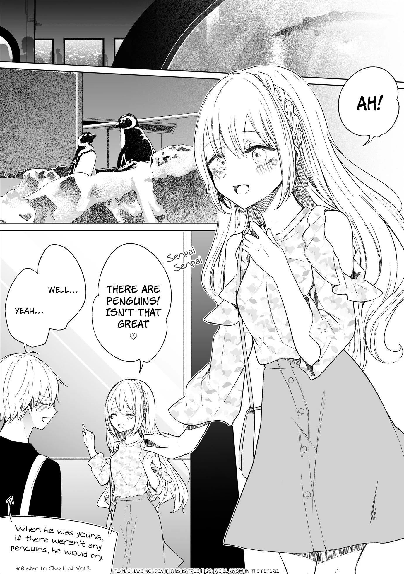 Ichizu de Bitch na Kouhai Chapter 87 page 1 - Chapter 87: Story Of A First Date And A Kiss