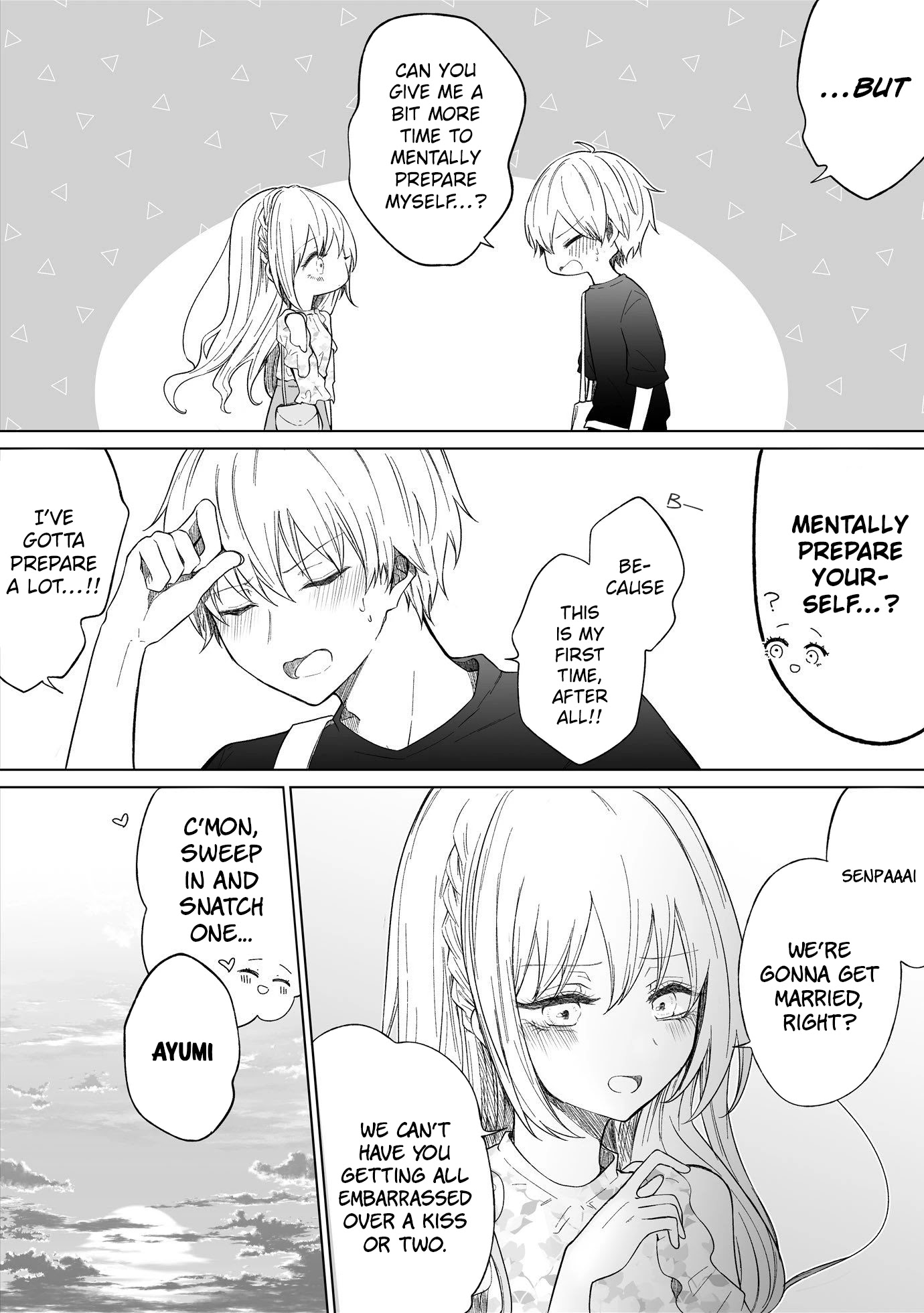 Ichizu de Bitch na Kouhai Chapter 87 page 4 - Chapter 87: Story Of A First Date And A Kiss