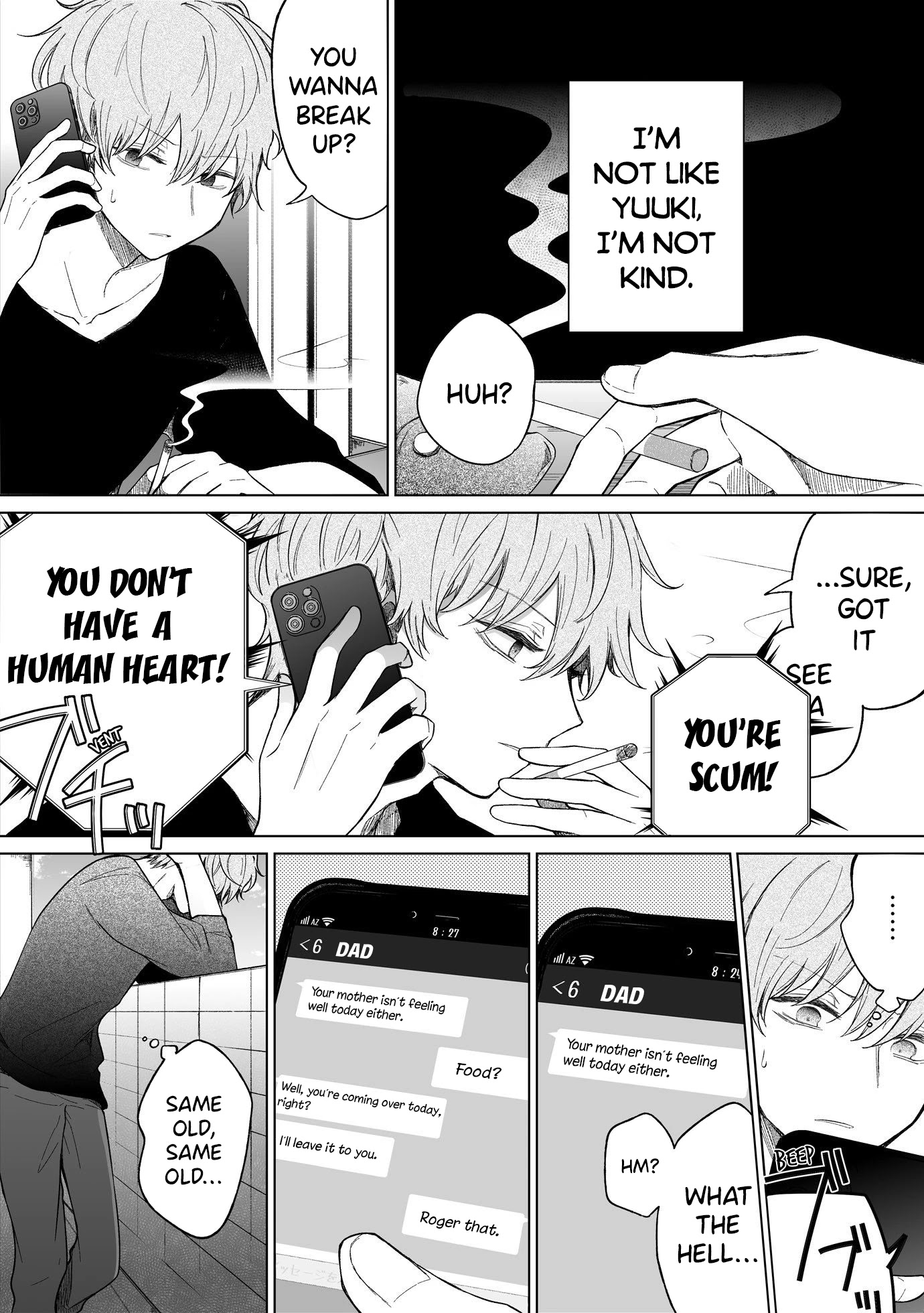 Ichizu de Bitch na Kouhai Chapter 88 page 1 - Chapter 88: Story Of Trying To Cheer Up A Girl Who Works Part-Time