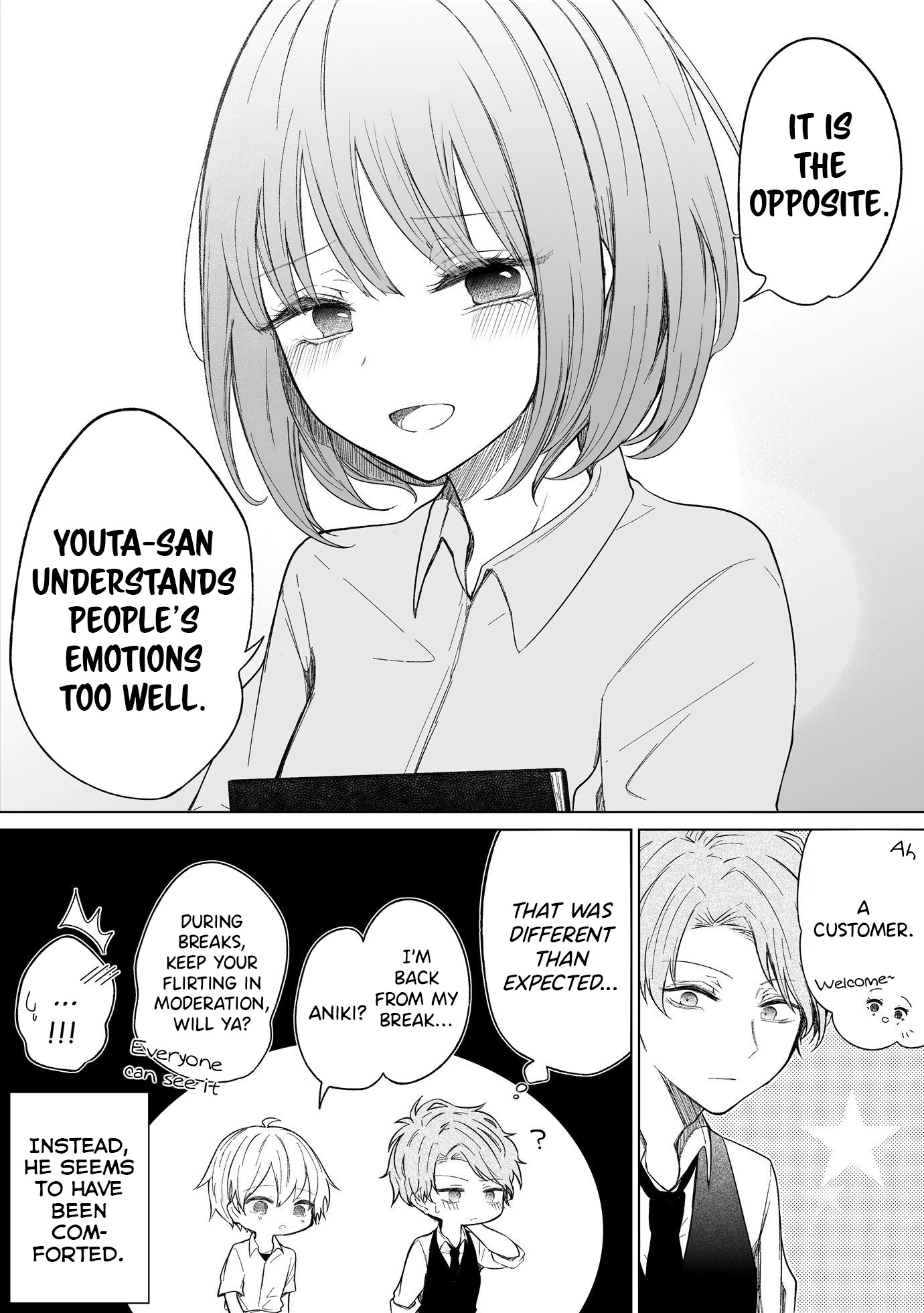 Ichizu de Bitch na Kouhai Chapter 88 page 4 - Chapter 88: Story Of Trying To Cheer Up A Girl Who Works Part-Time
