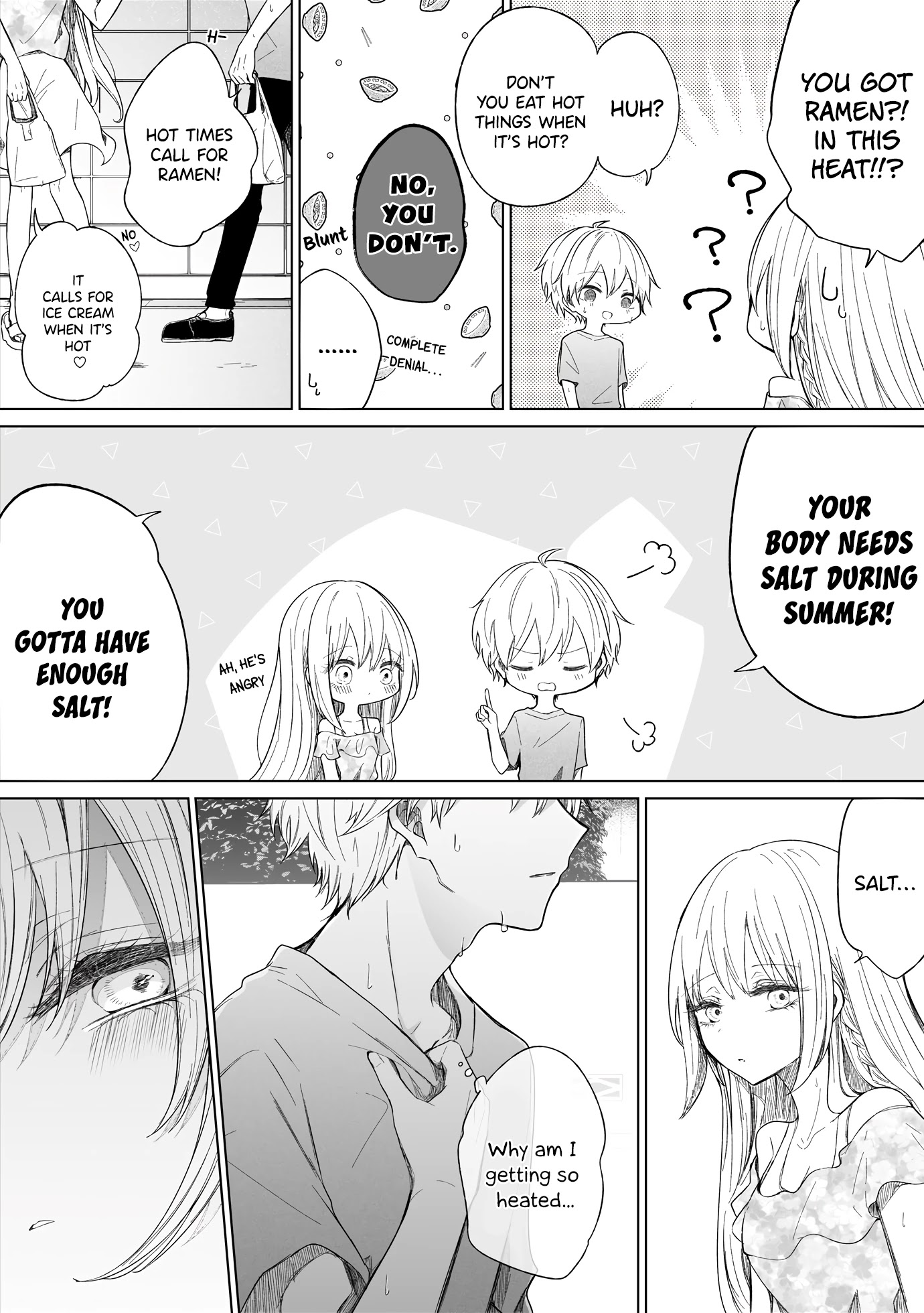 Ichizu de Bitch na Kouhai Chapter 96 page 2 - Chapter 96: Story Of Summer, Salt, And Sugar