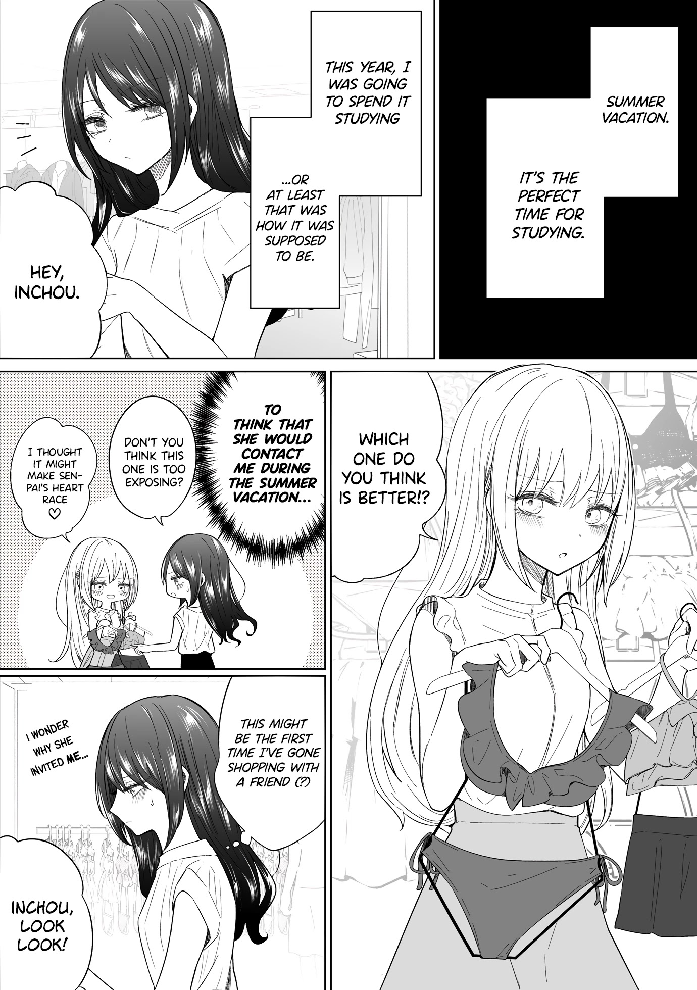 Ichizu de Bitch na Kouhai Chapter 97 page 1 - Chapter 97: It Was supposed To Be Like The Usual Summer Vacation