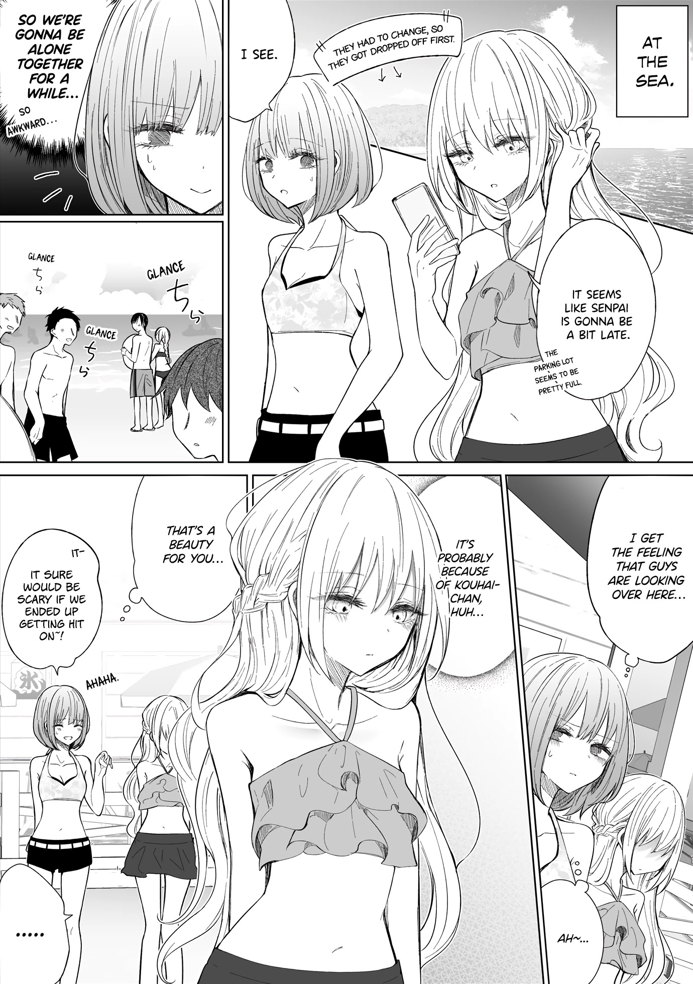 Ichizu de Bitch na Kouhai Chapter 99 page 1 - Chapter 99: Story Of Being Alone With The Girlfriend Of The Person I Liked