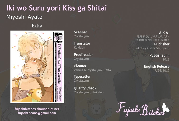 I’d Rather Kiss Than Breathe Chapter 3.5 page 1 - Chapter 3.5 [END]
