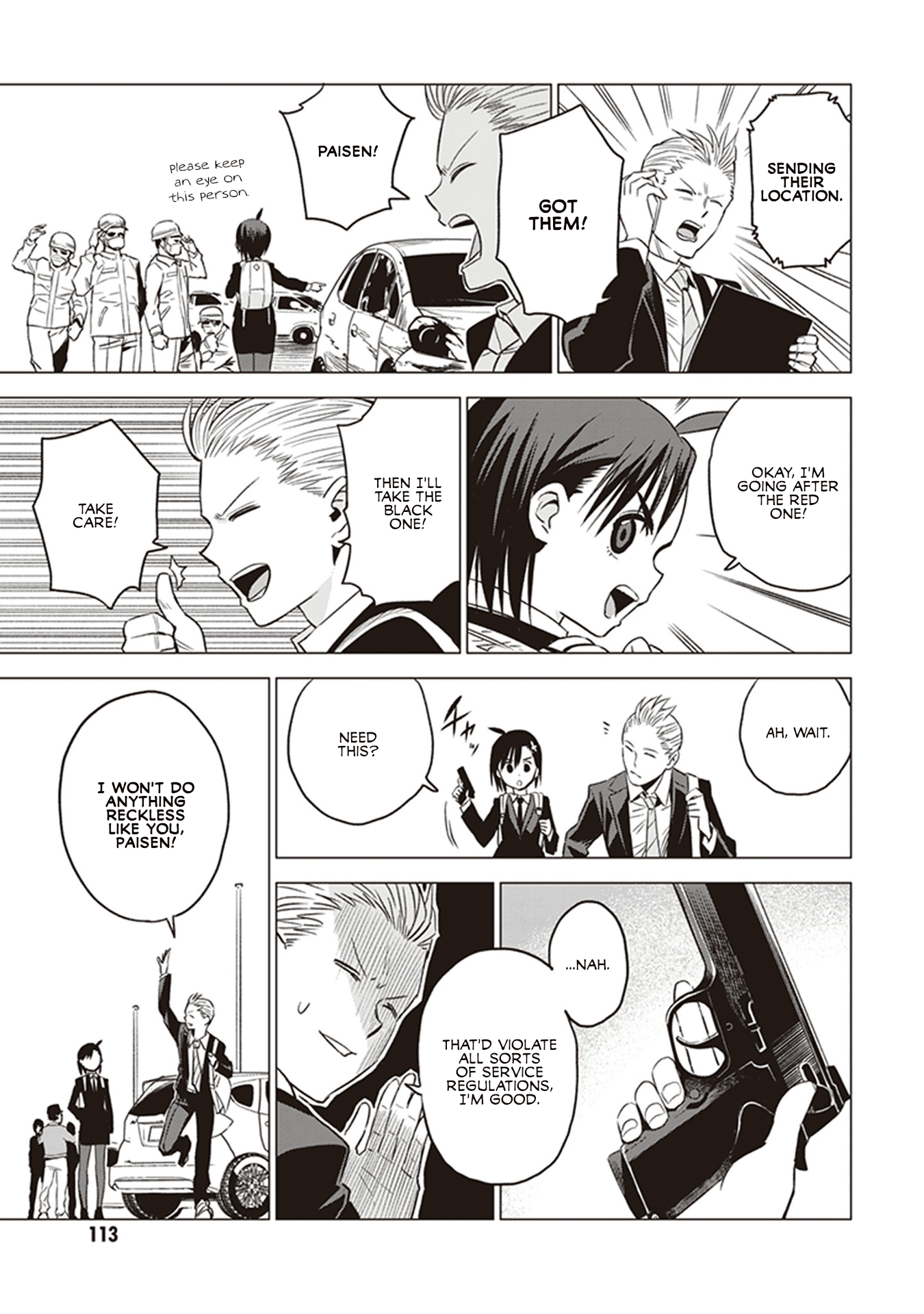 ID:INVADED #BRAKE BROKEN Chapter 3 page 10 - Chapter 3: Ebina Service Area
