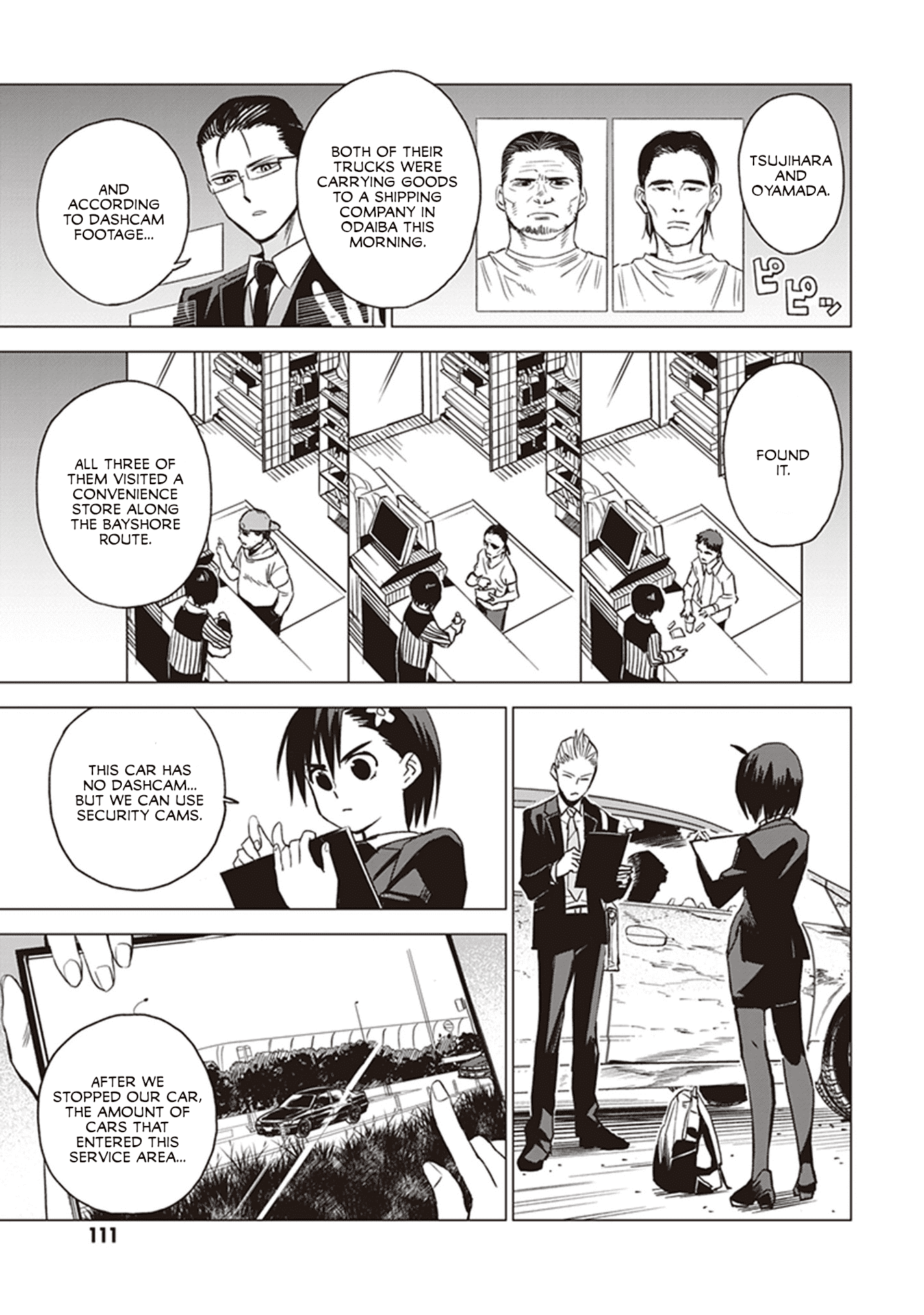ID:INVADED #BRAKE BROKEN Chapter 3 page 8 - Chapter 3: Ebina Service Area