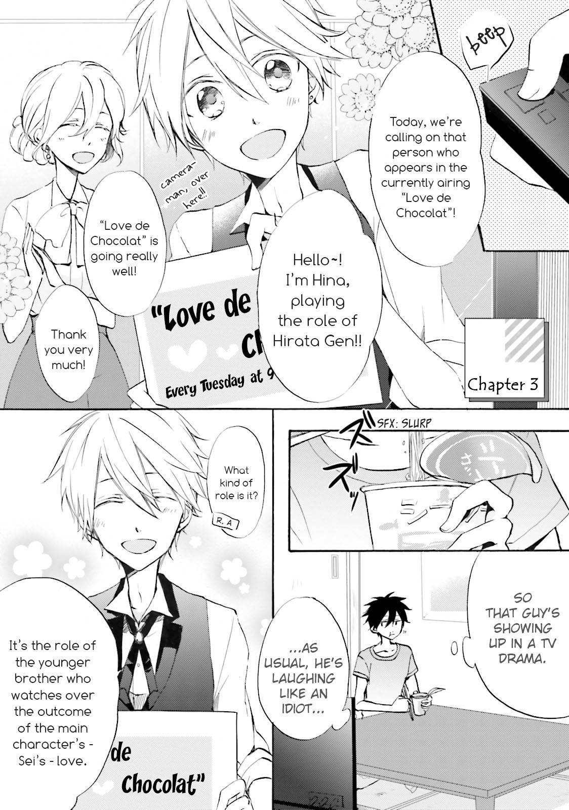 Idol-kun wa Koi wo Shiranai Chapter 3 page 2 - Chapter 3