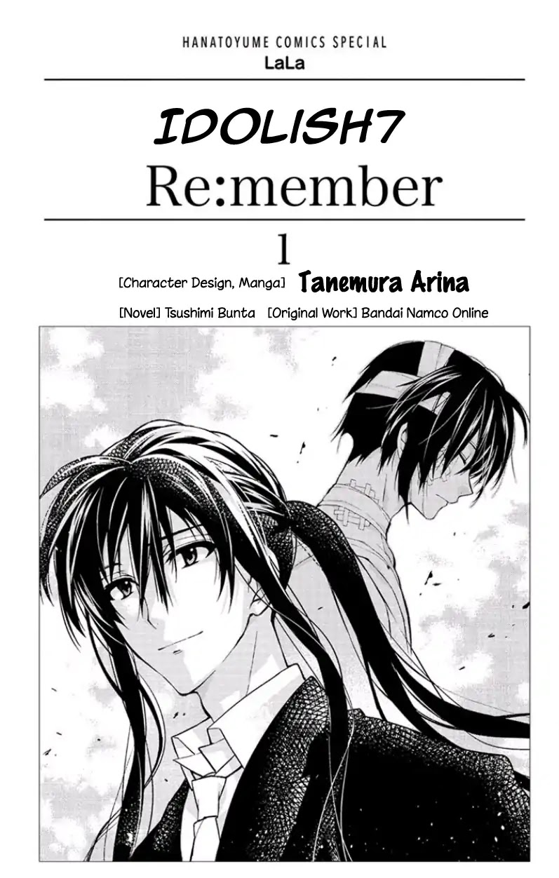 IDOLiSH7 Re:member Chapter 1 page 2 - Chapter 1: Banri Zero (Part 1)