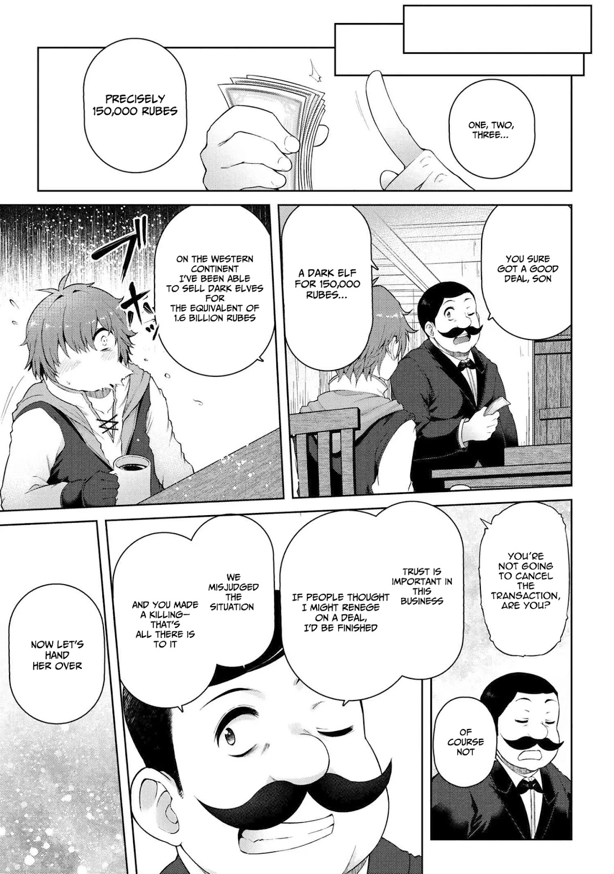 Ie ga Moete Jinsei Dou Demo Yoku Natta kara, Nokotta Nakenashi no Kin de Dark Elf no Dorei o Katta Chapter 1 page 29 - Chapter 1: Dark Elf Slave (1)