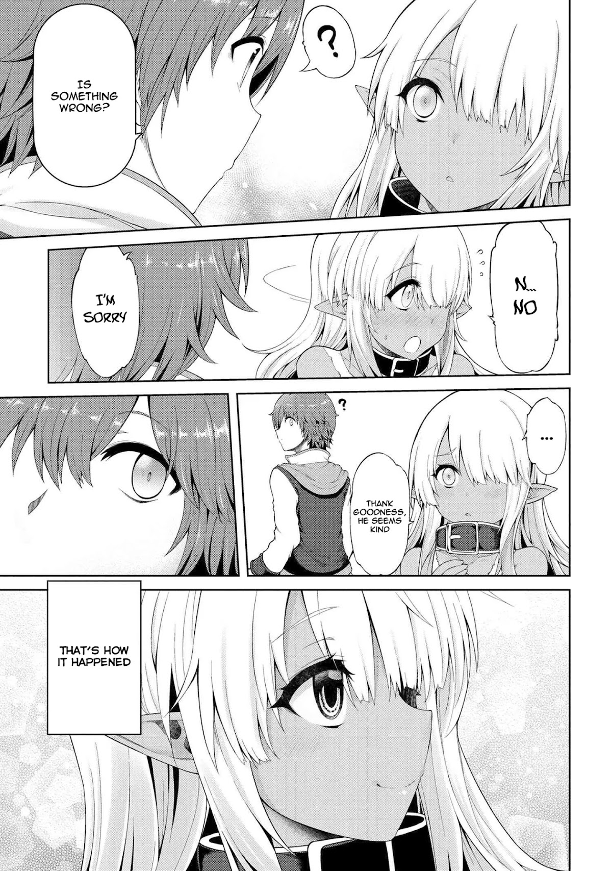 Ie ga Moete Jinsei Dou Demo Yoku Natta kara, Nokotta Nakenashi no Kin de Dark Elf no Dorei o Katta Chapter 1 page 33 - Chapter 1: Dark Elf Slave (1)