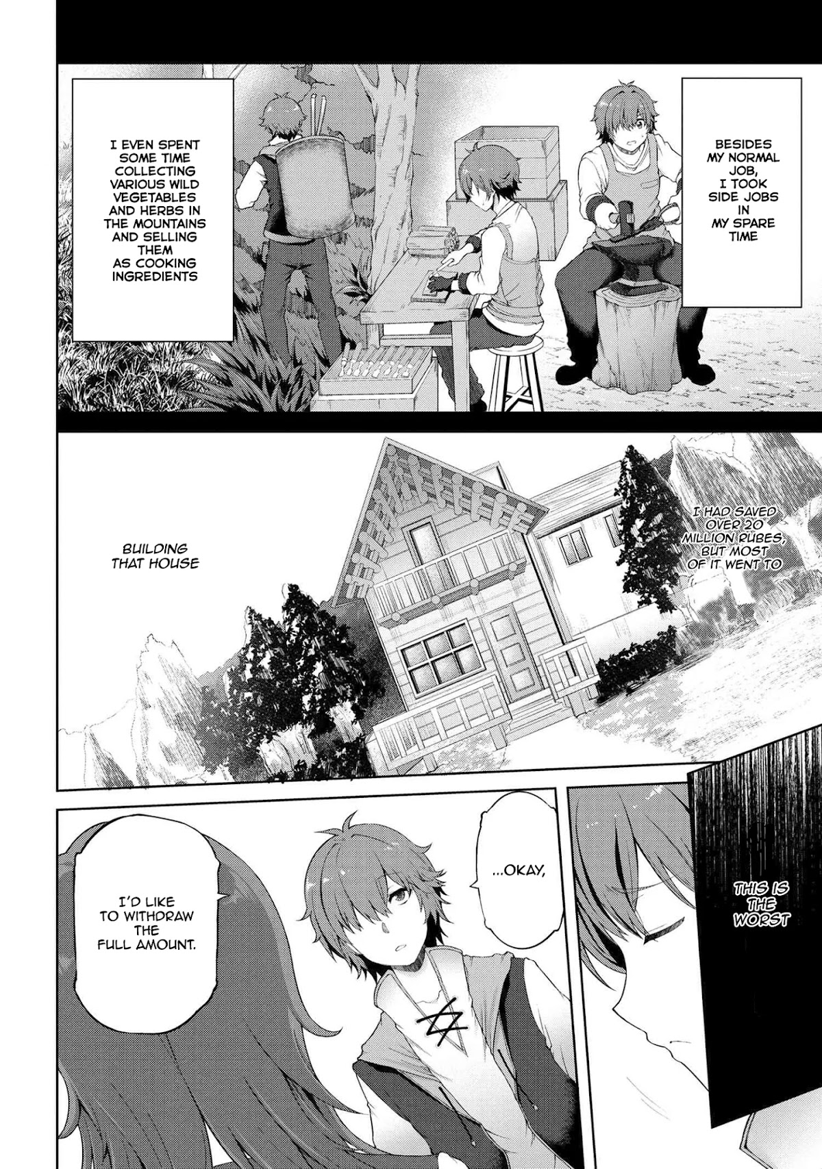 Ie ga Moete Jinsei Dou Demo Yoku Natta kara, Nokotta Nakenashi no Kin de Dark Elf no Dorei o Katta Chapter 1 page 9 - Chapter 1: Dark Elf Slave (1)